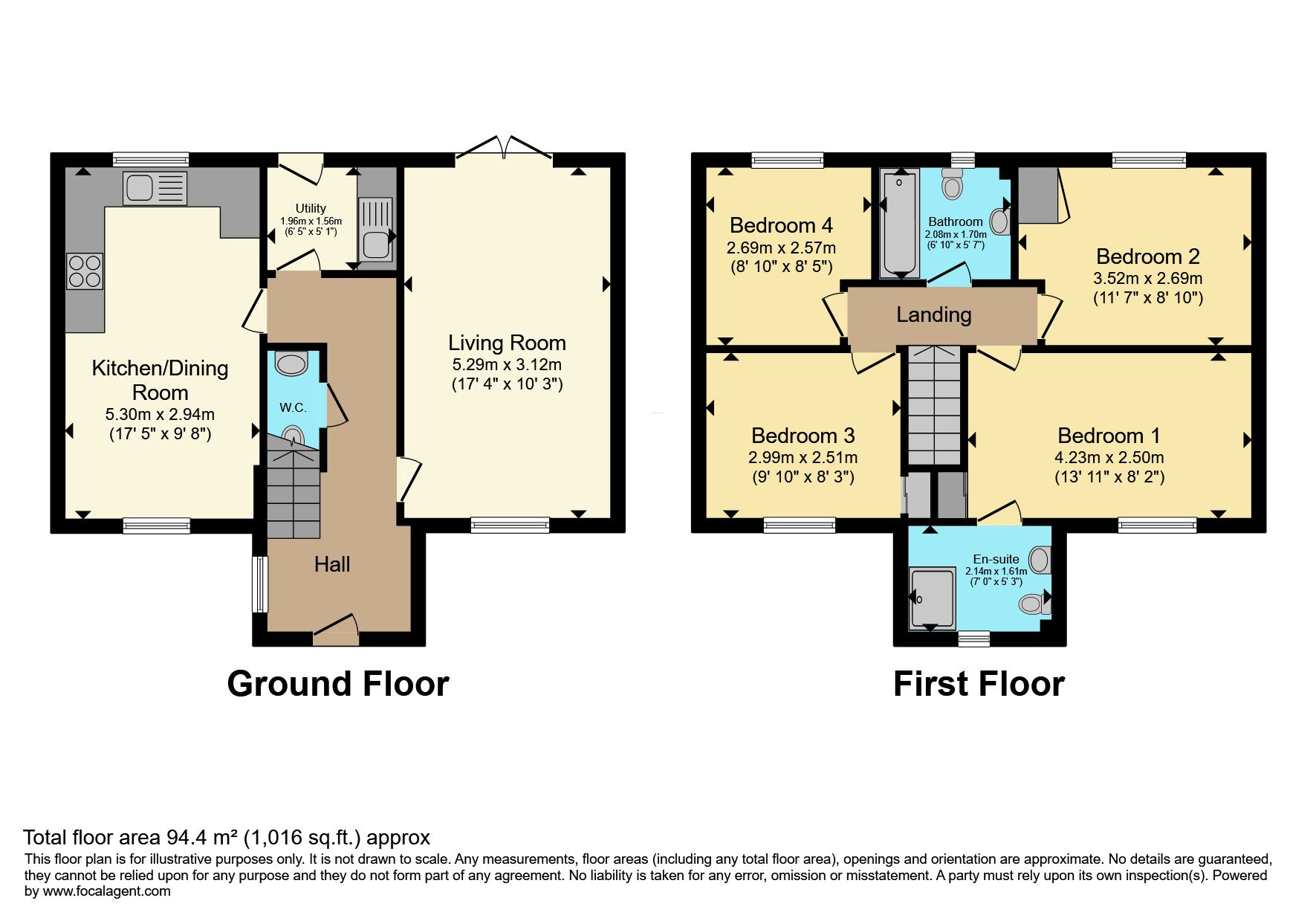 5, Prior Close, Mansfield floorplan
