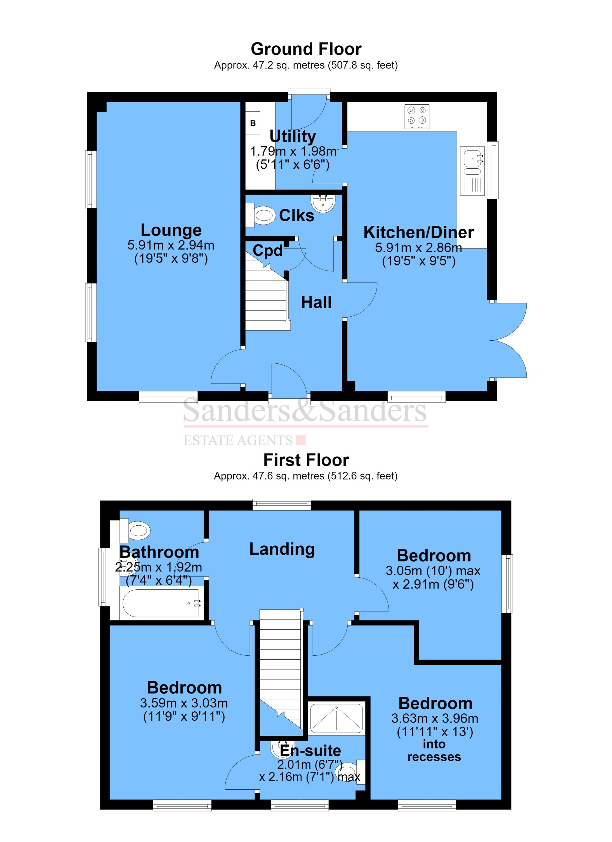 26 Laxton Way, Alcester floorplan