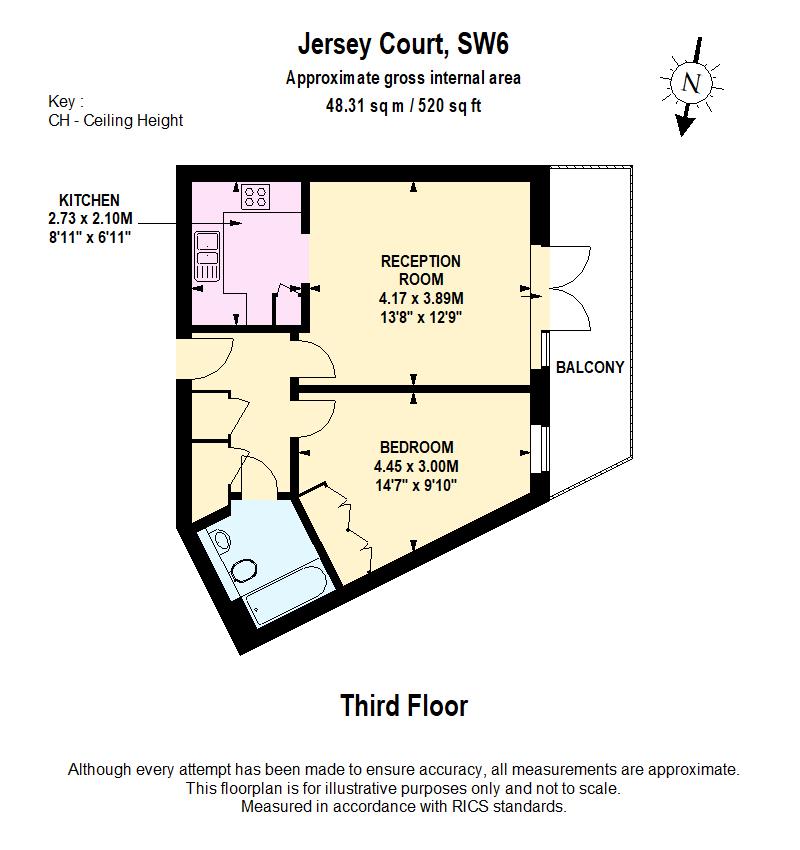 Flat 26, Jersey Court, Dairy Close, London floorplan