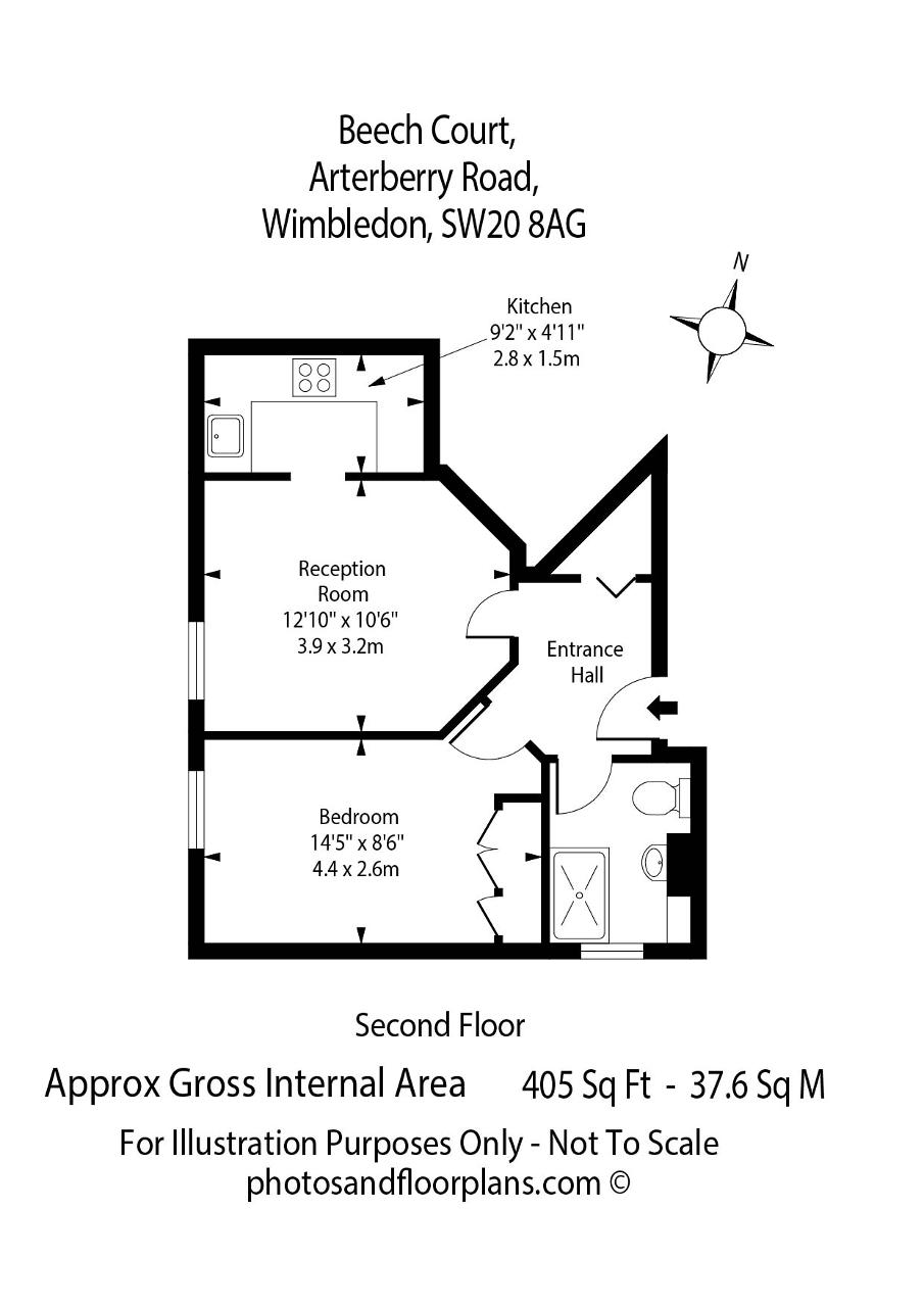 33 B, Arterberry Rd, London floorplan