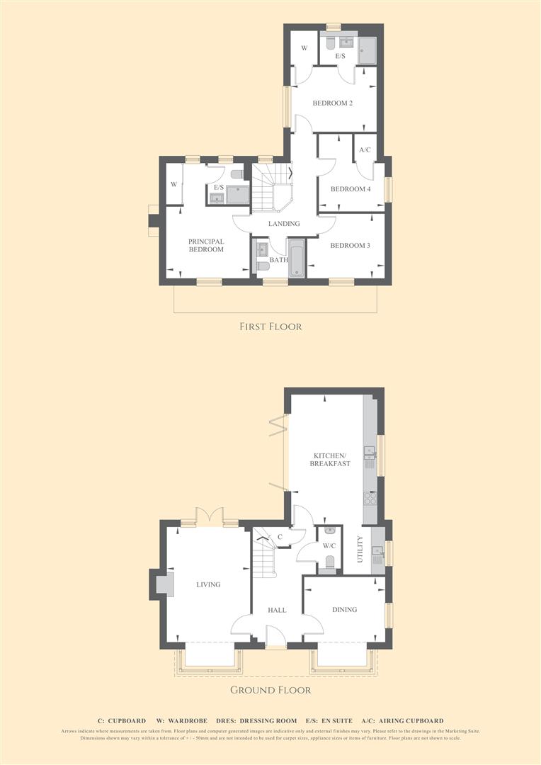 Plot 296, Ellis Walk, Lawford floorplan