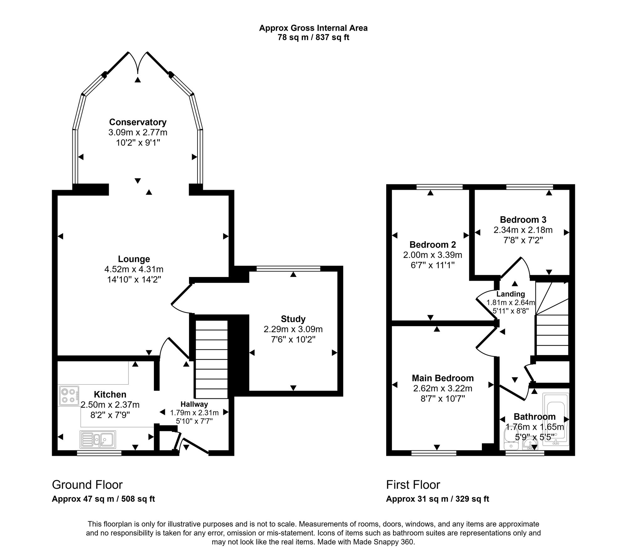 144 Limes Road, Cambridge floorplan