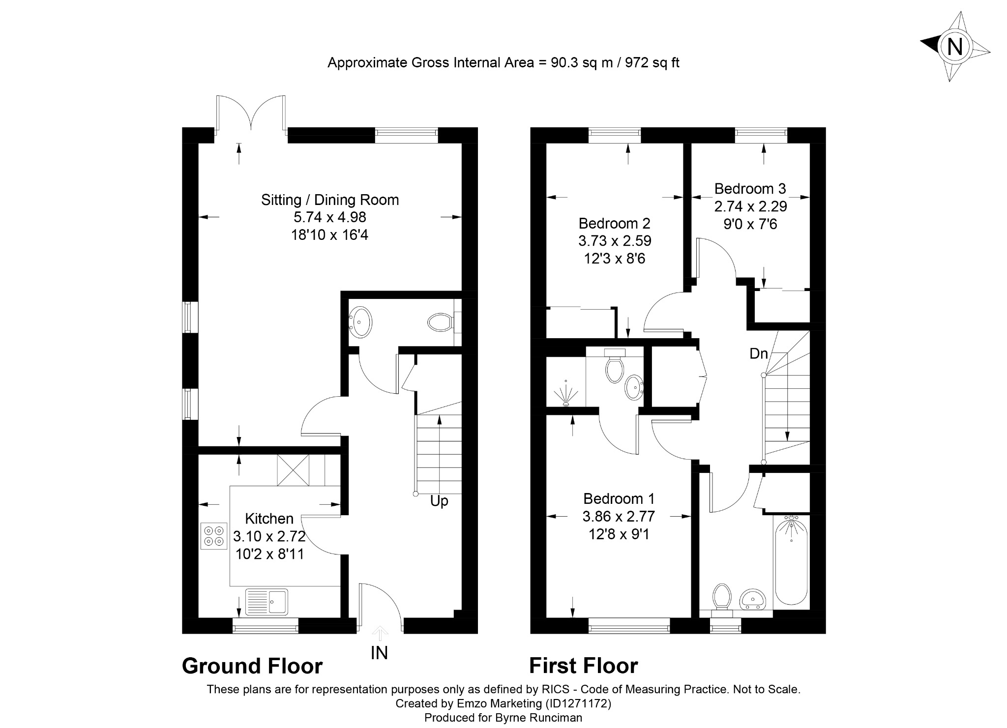 30, Horders Wood Gardens, Clewers Hill, Southampton floorplan