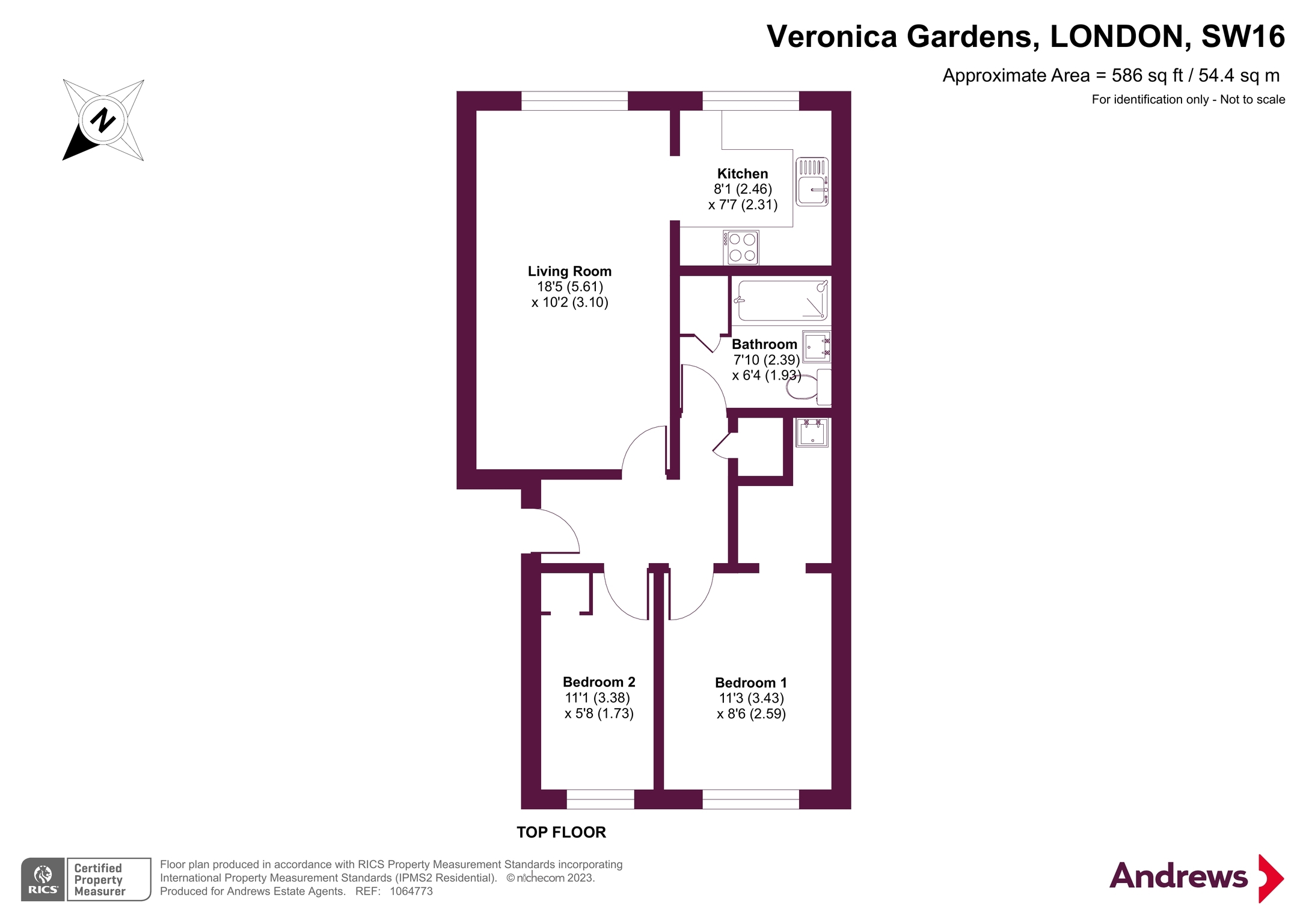 30, Veronica Gardens, London floorplan