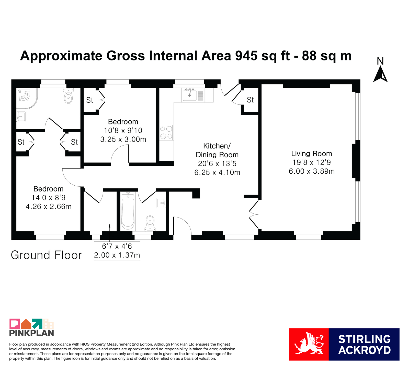 40, Fordbridge Park, Sunbury-on-Thames floorplan