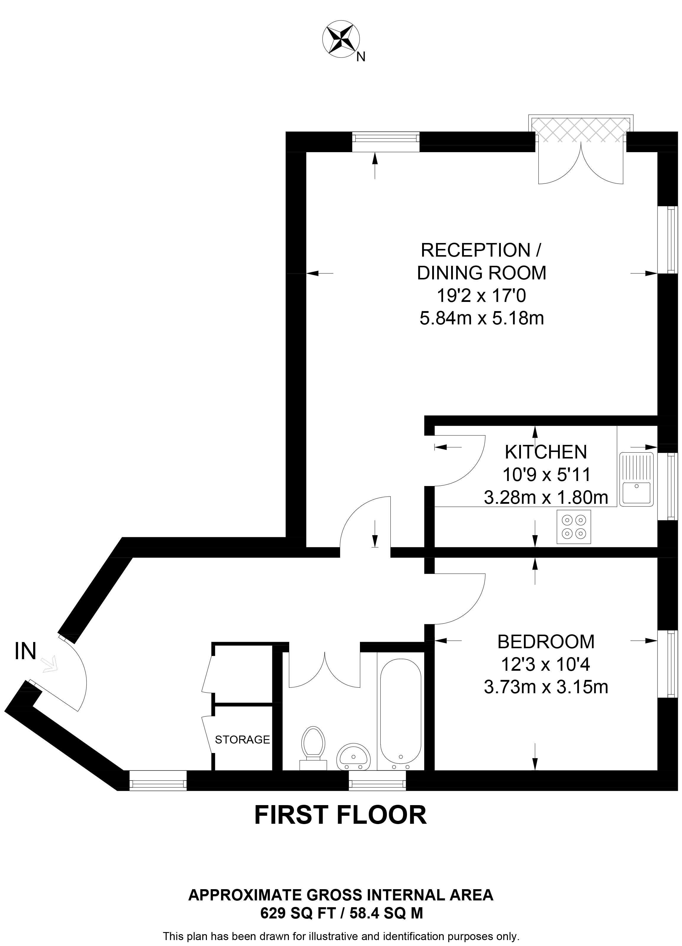 Mayflower Court, Highbridge Wharf, Reading floorplan