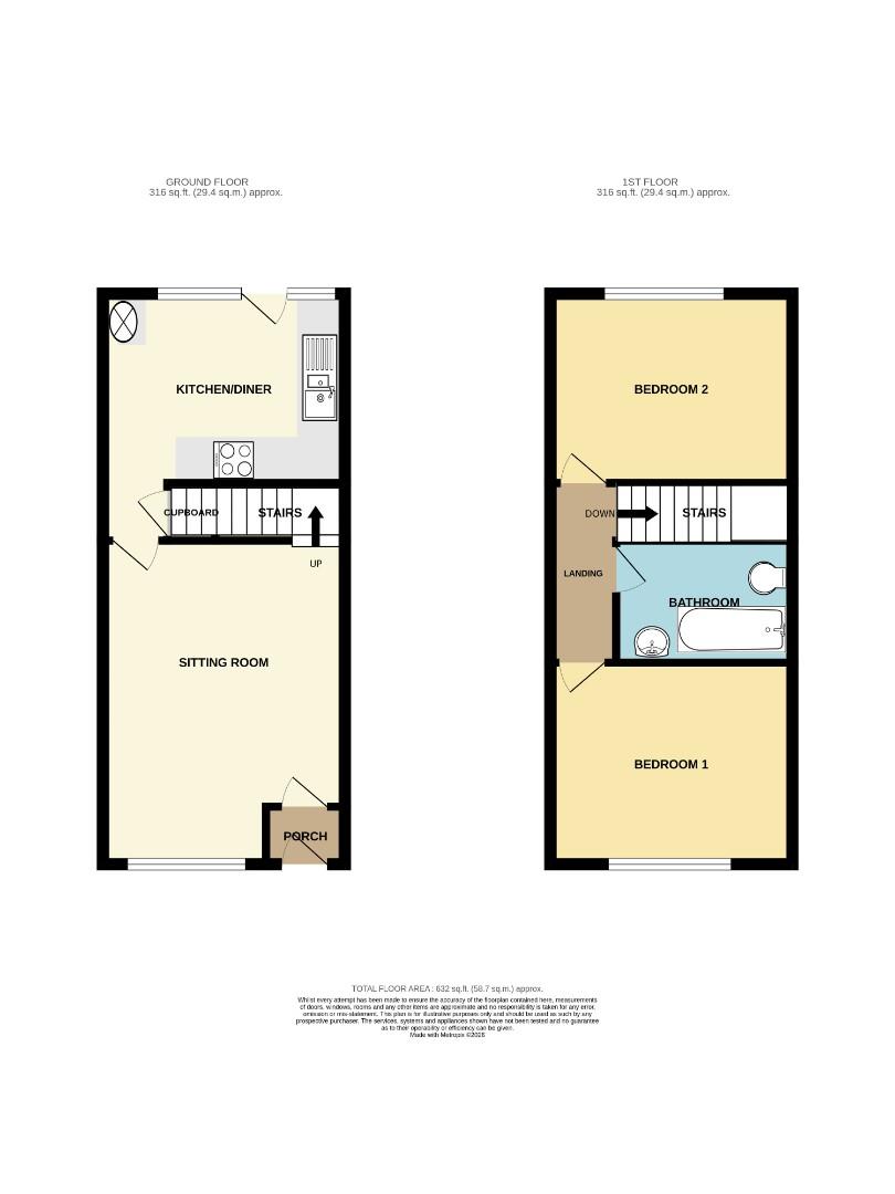 31, Ryemoor Road, York floorplan