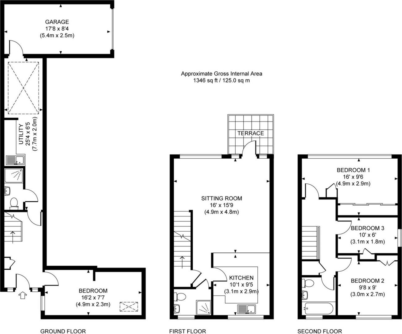 4 Bedrooms End terrace house for sale in Moorholme, Woking GU22