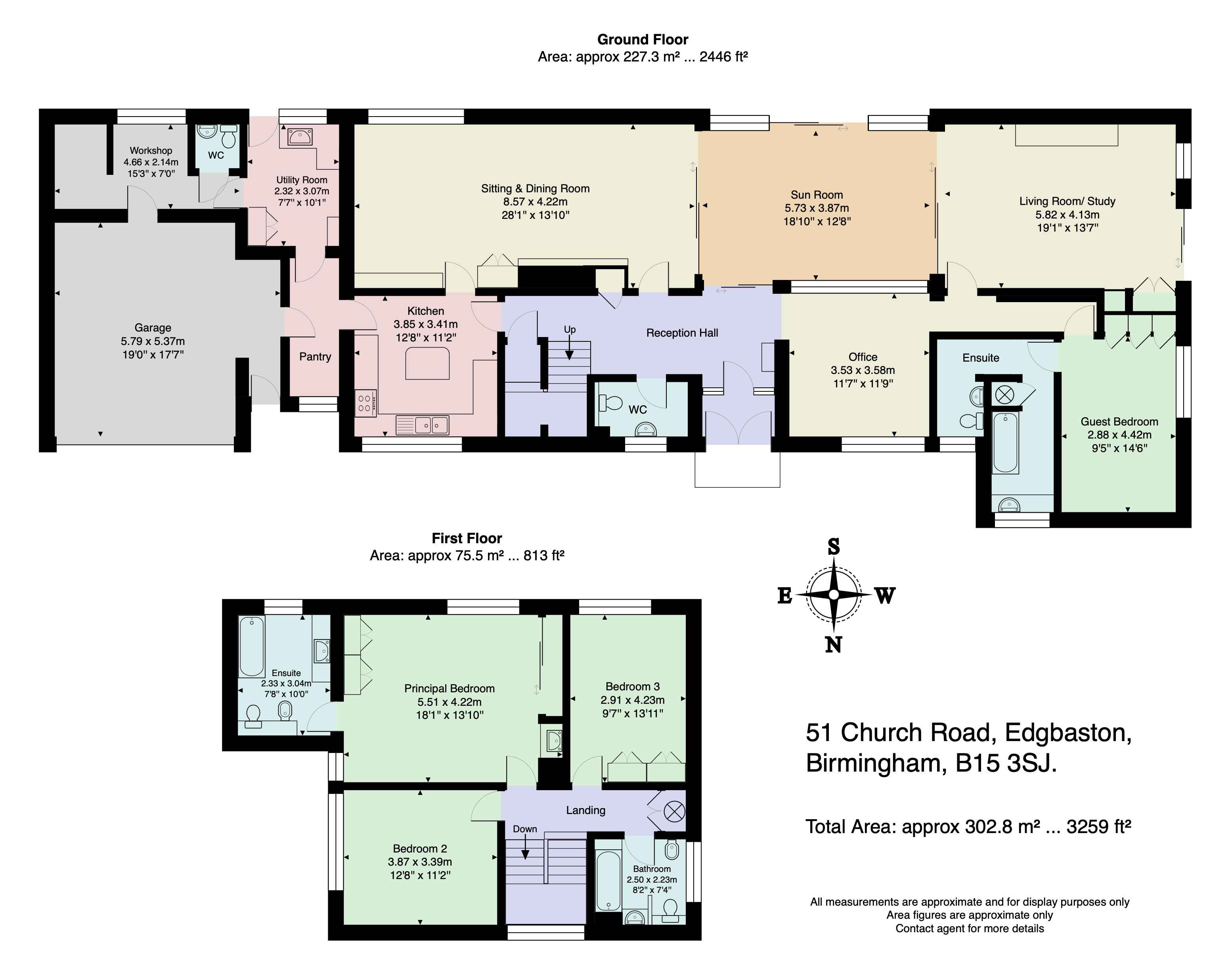 51, Church Road, Birmingham floorplan