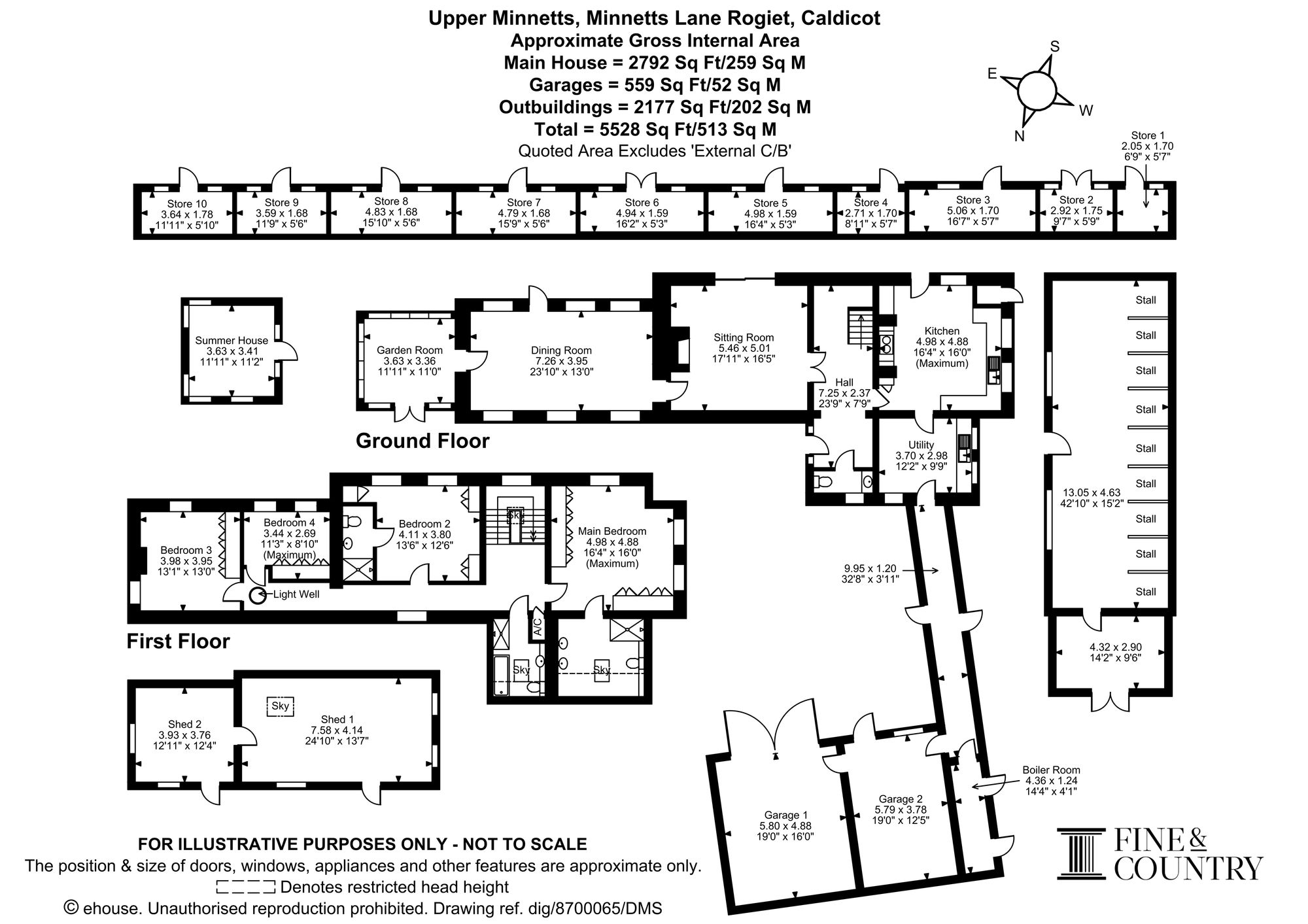 Upper Minnetts Minnetts Lane, Caldicot floorplan