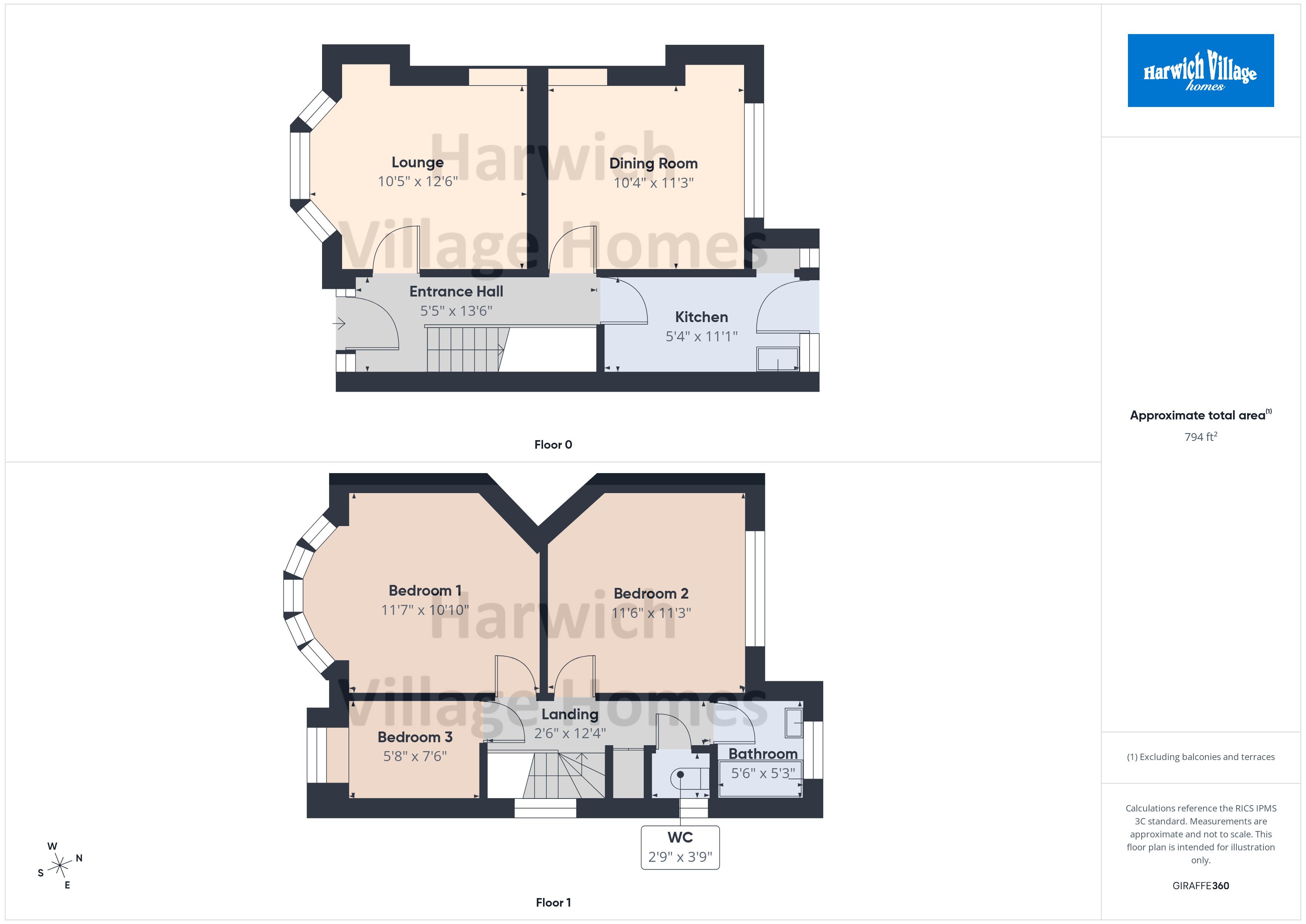 6, Portland Crescent, Essex floorplan