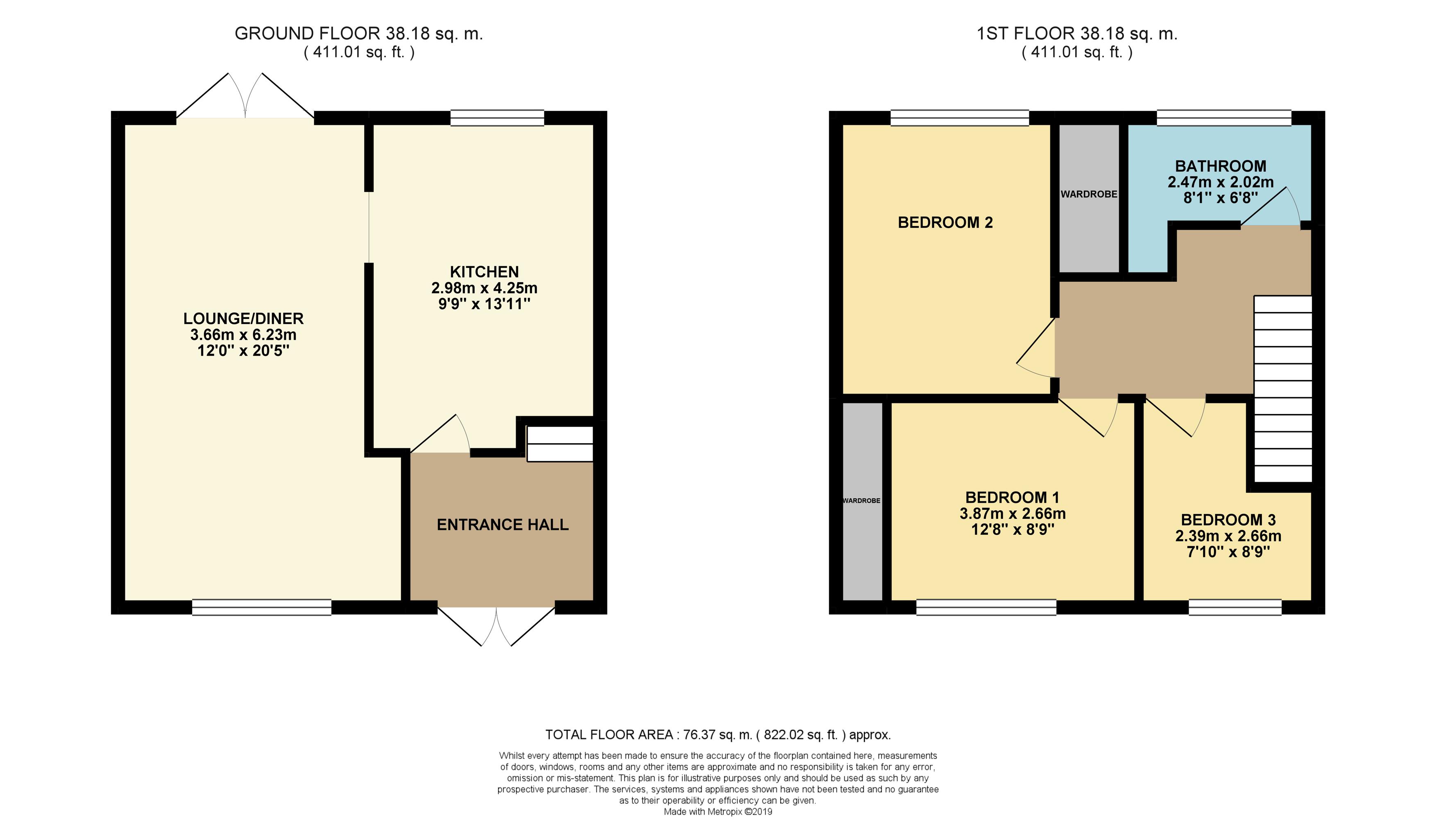 3 bed terraced house for sale in New Park Estate, Stainforth, Doncaster