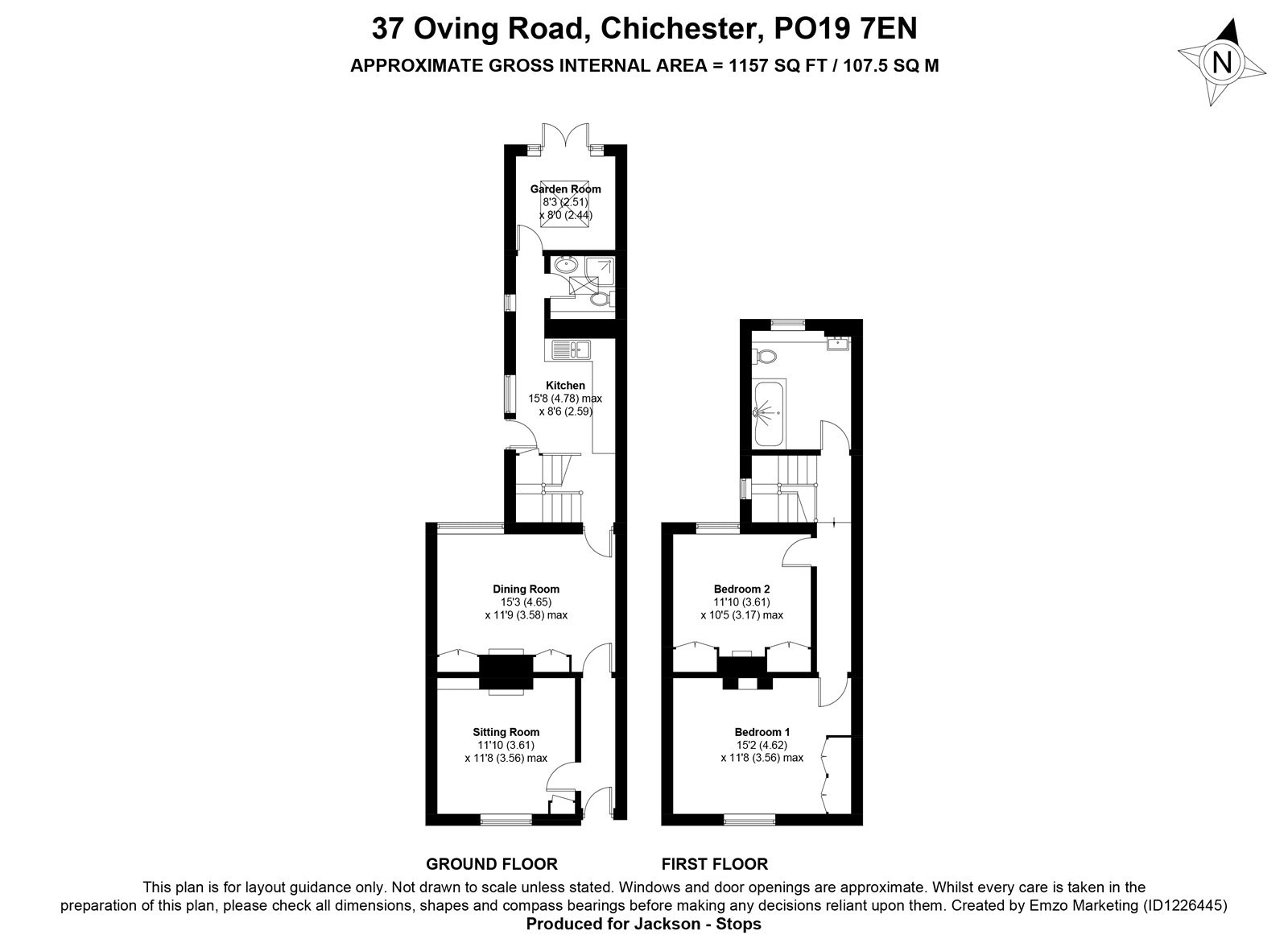37, Oving Road, West Sussex floorplan