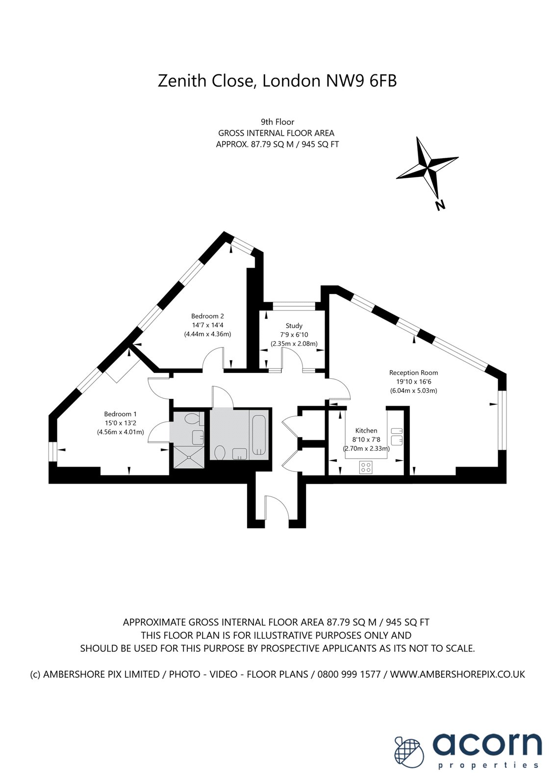 15 Zenith Close, Colindale, London, NW9 floorplan