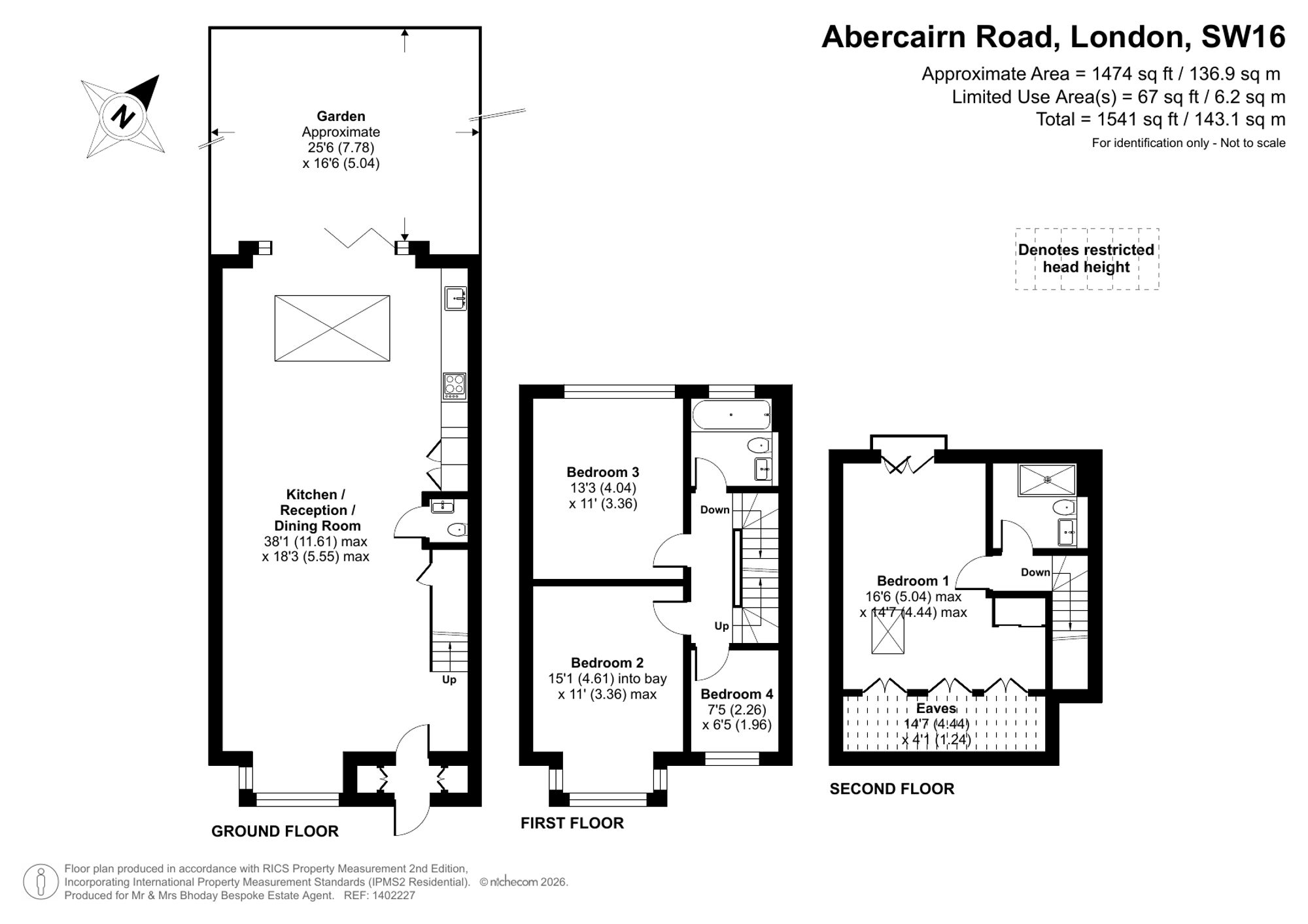 18 Abercairn Road, London floorplan