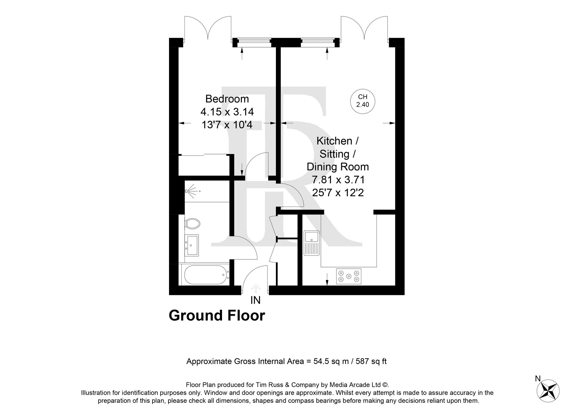 2 Crown Studios, Beaconsfield floorplan