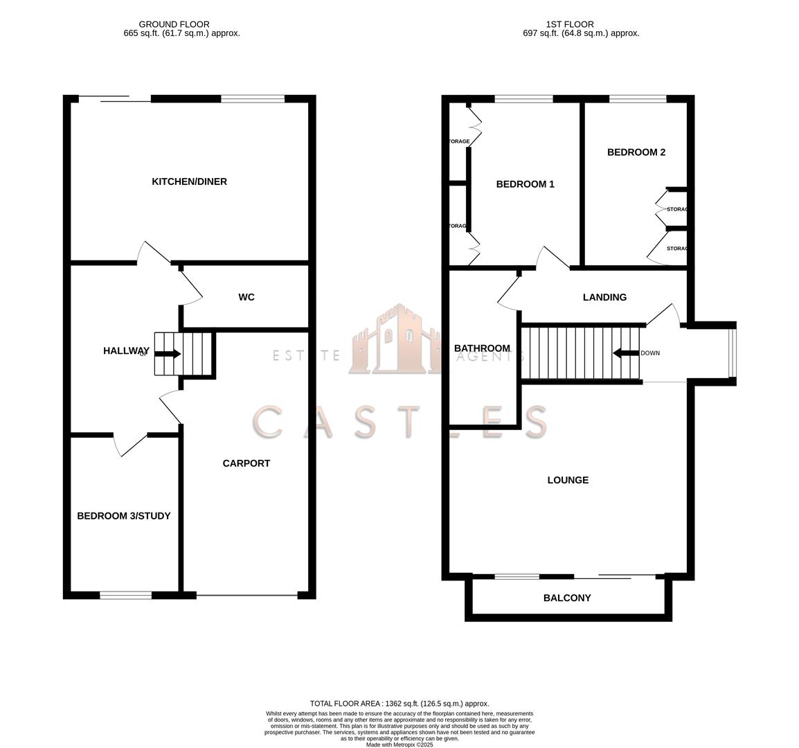 29, Coverack Way, Portsmouth floorplan