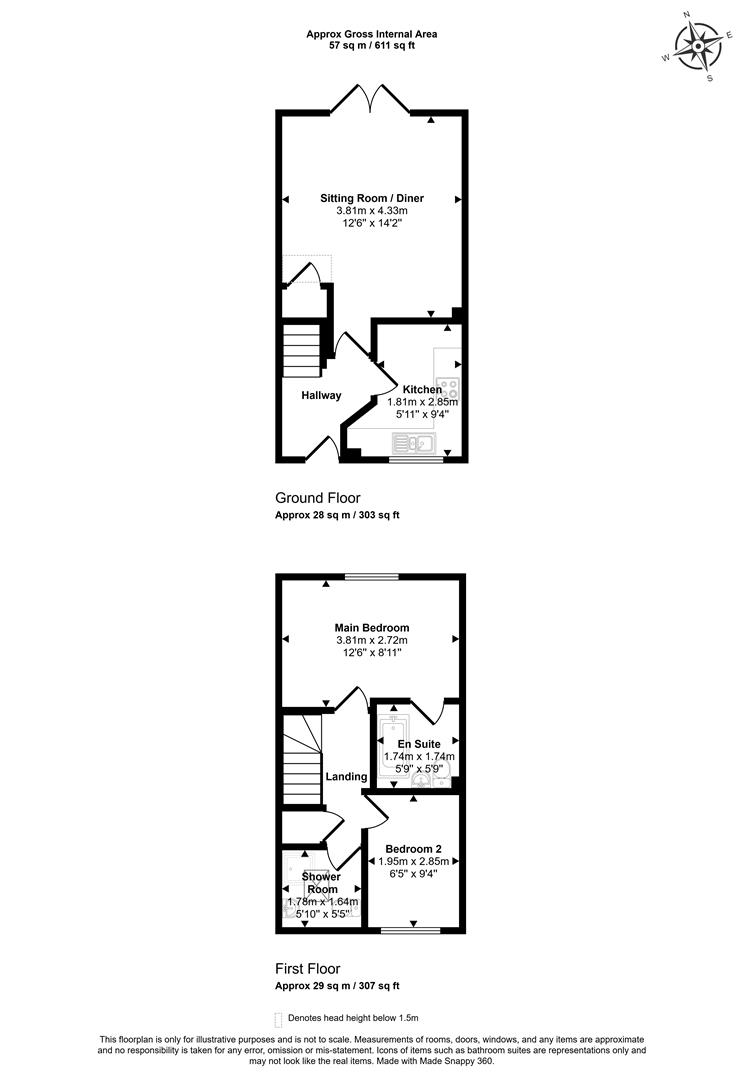 3, Coxs Close, North Cadbury floorplan