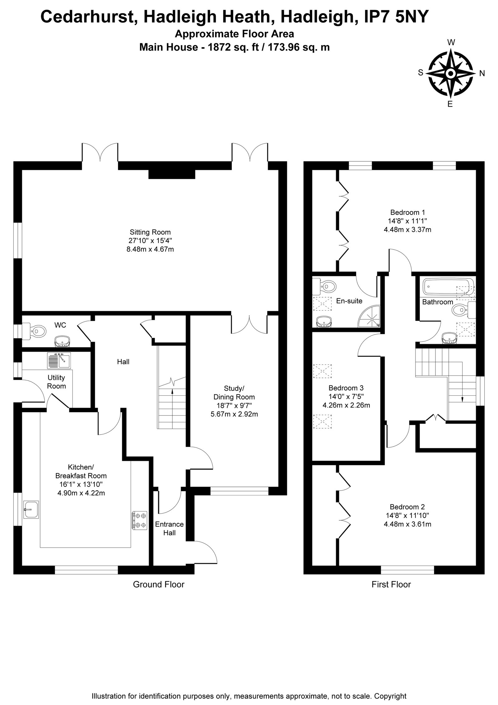 Cedarhurst, Hadleigh Heath, Ipswich floorplan