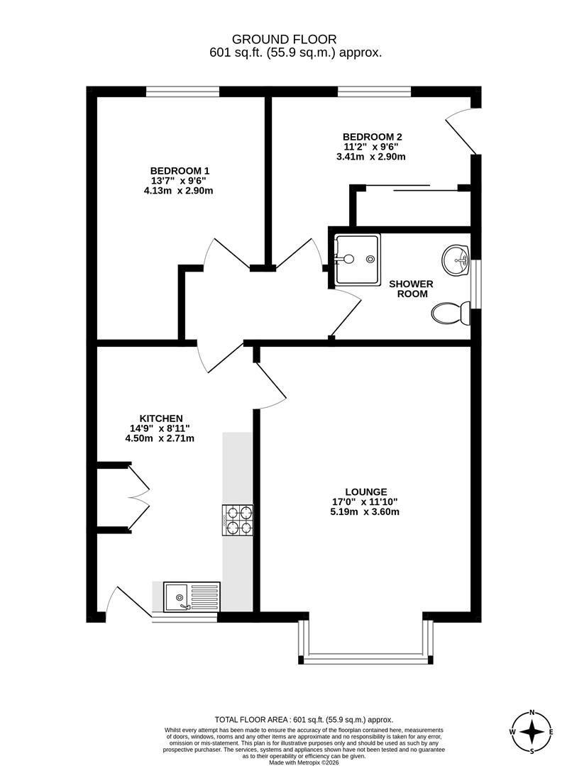 8, Glanford Way, Scunthorpe floorplan