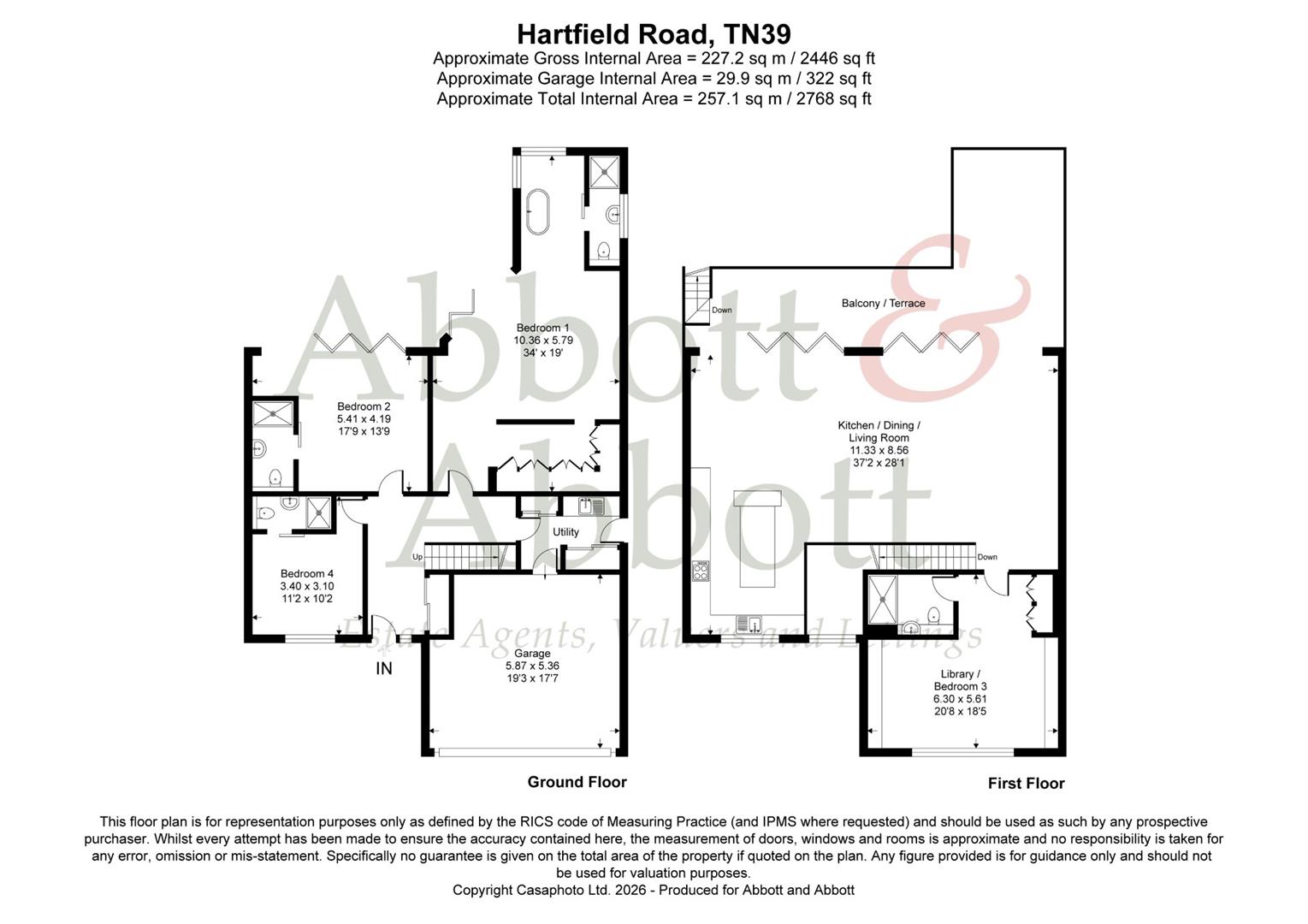 37A, Hartfield Road, Cooden, Bexhill-On-Sea floorplan