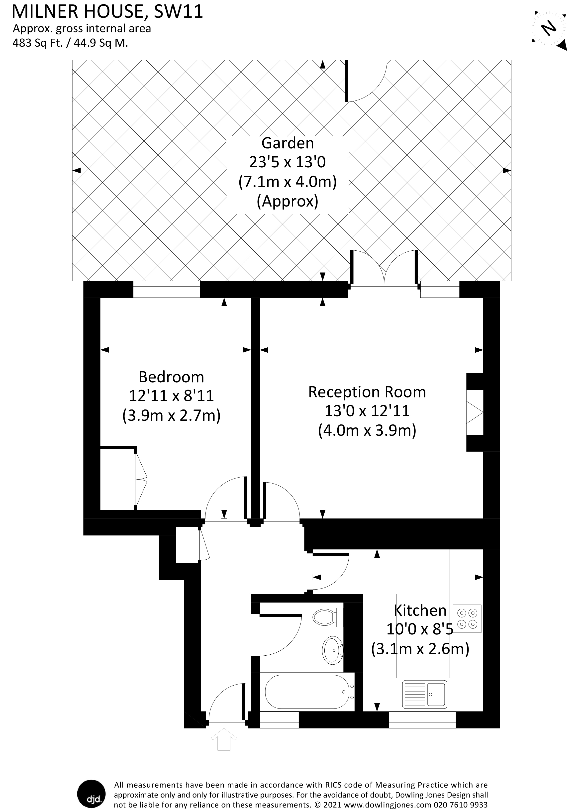 Flat 12, London floorplan