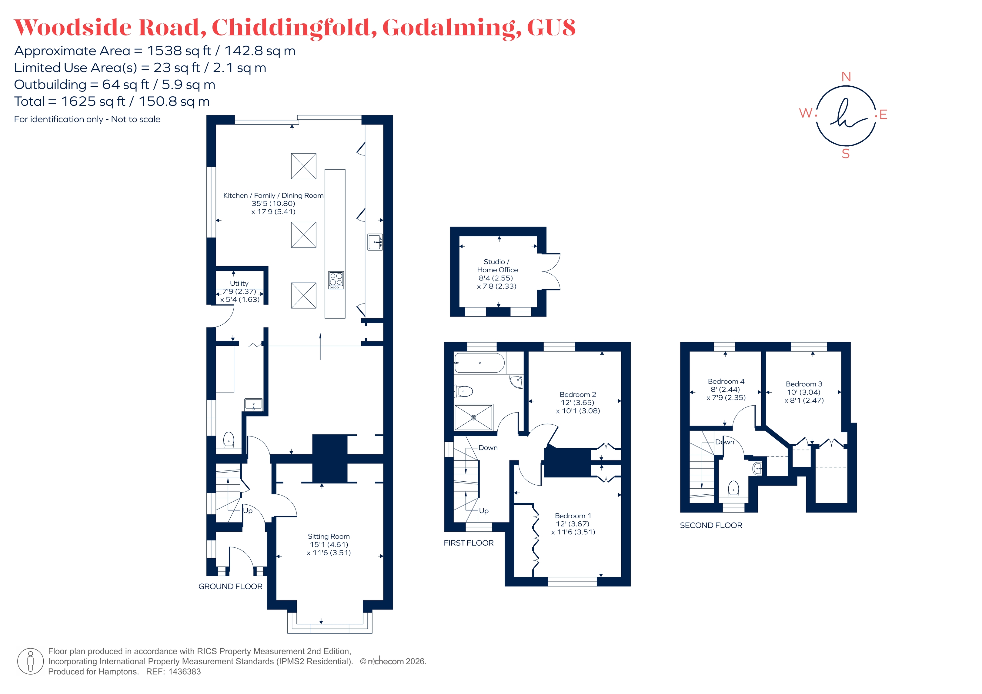 Bealings, Woodside Road, Chiddingfold floorplan