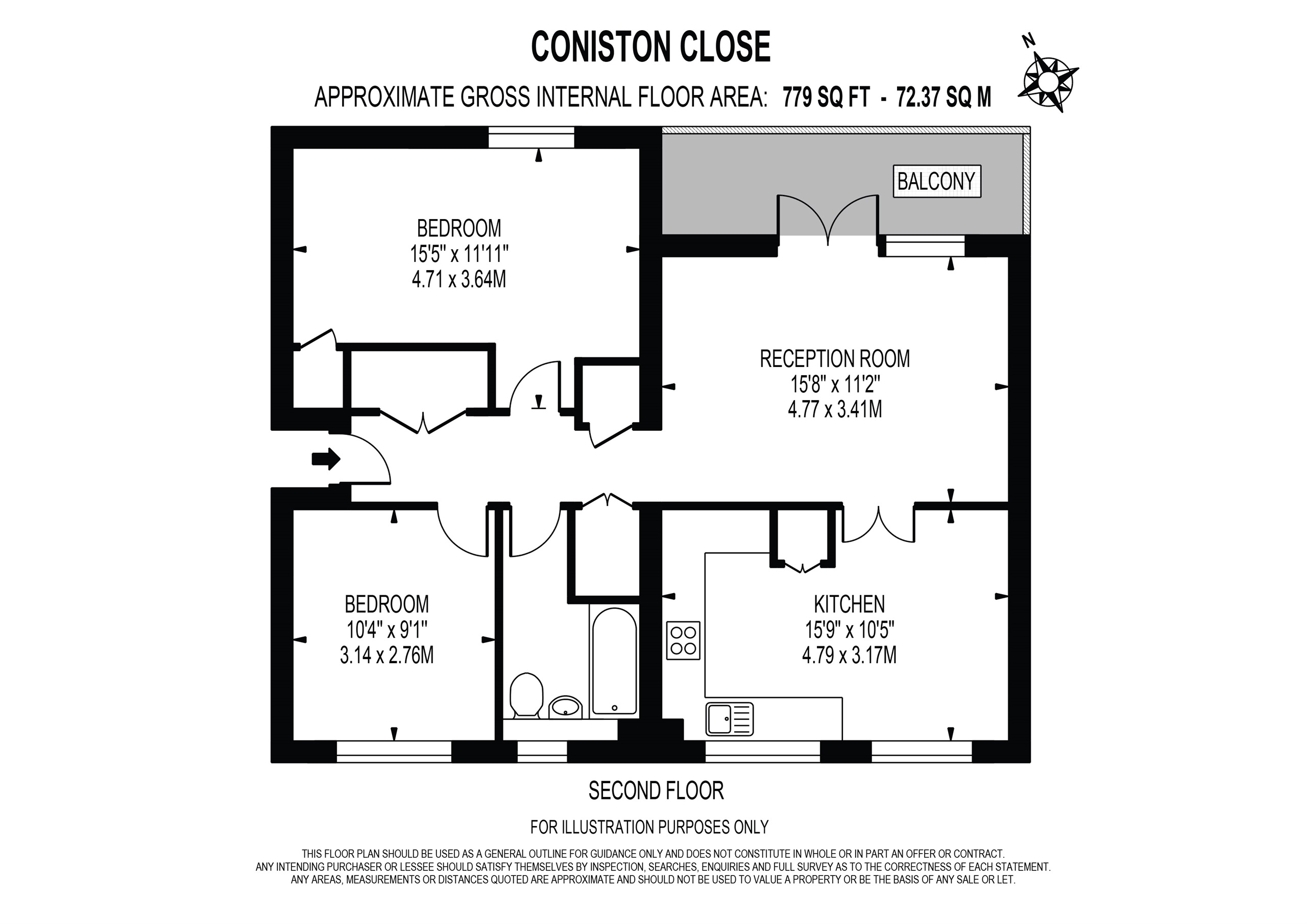 Coniston Close, London floorplan