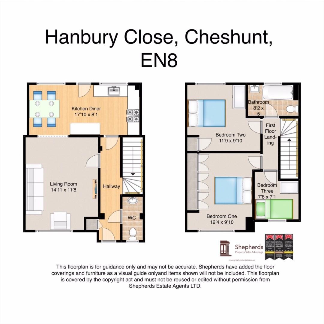 26, Hanbury Close, Cheshunt Waltham Cross floorplan