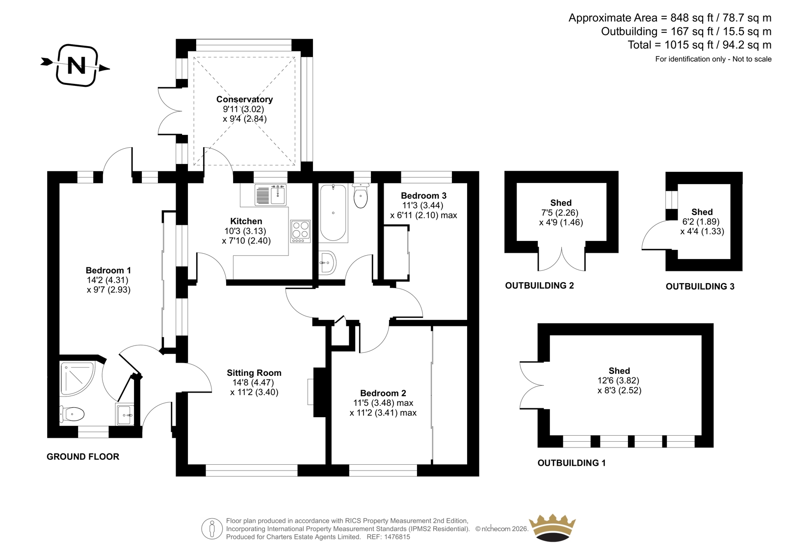 32B, Regent Close, Hampshire floorplan