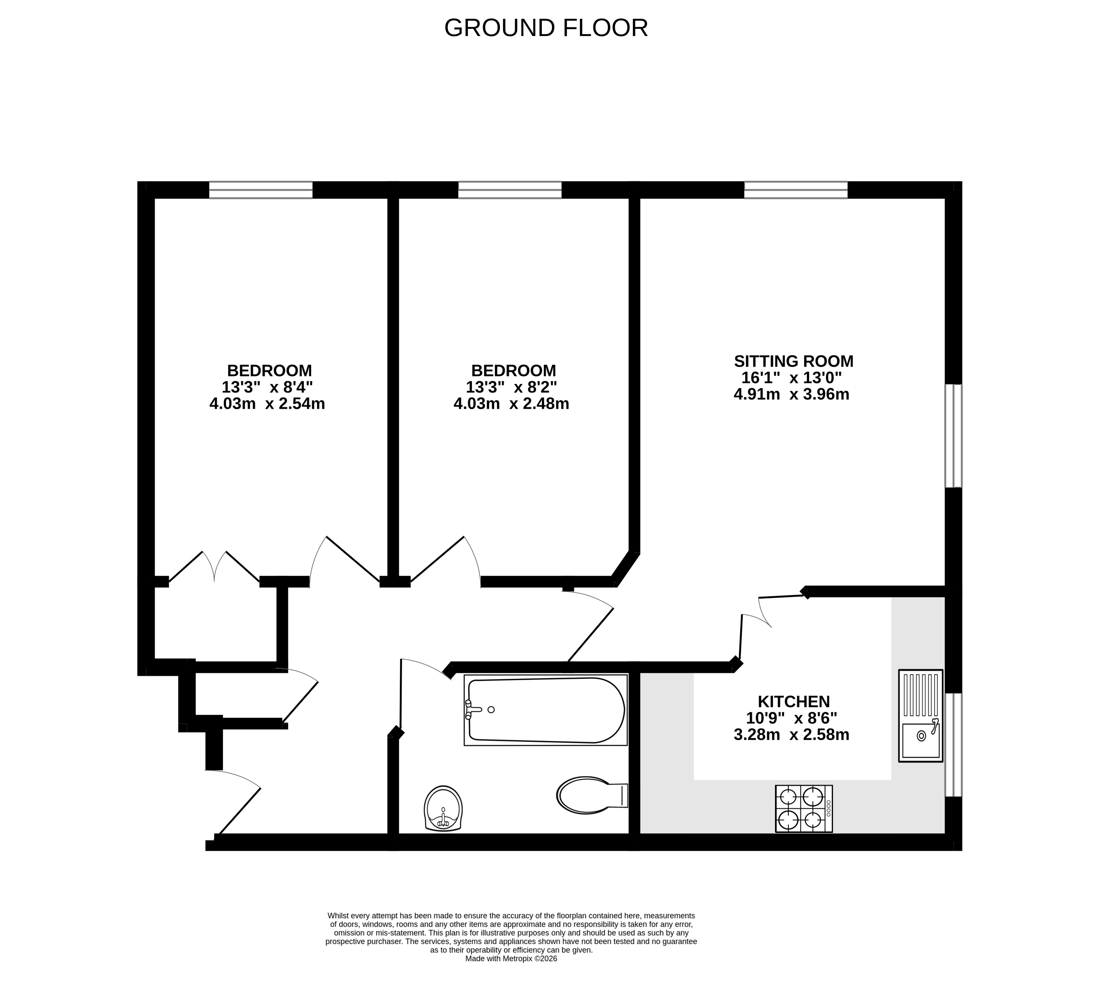2, Curlew Court, Aldershot floorplan