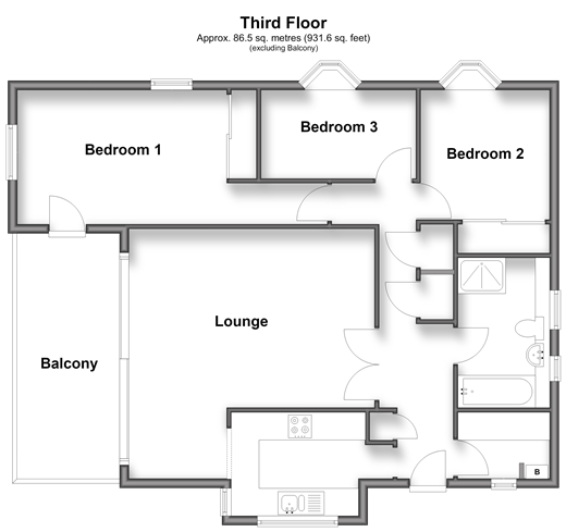 Southview Road, Warlingham floorplan