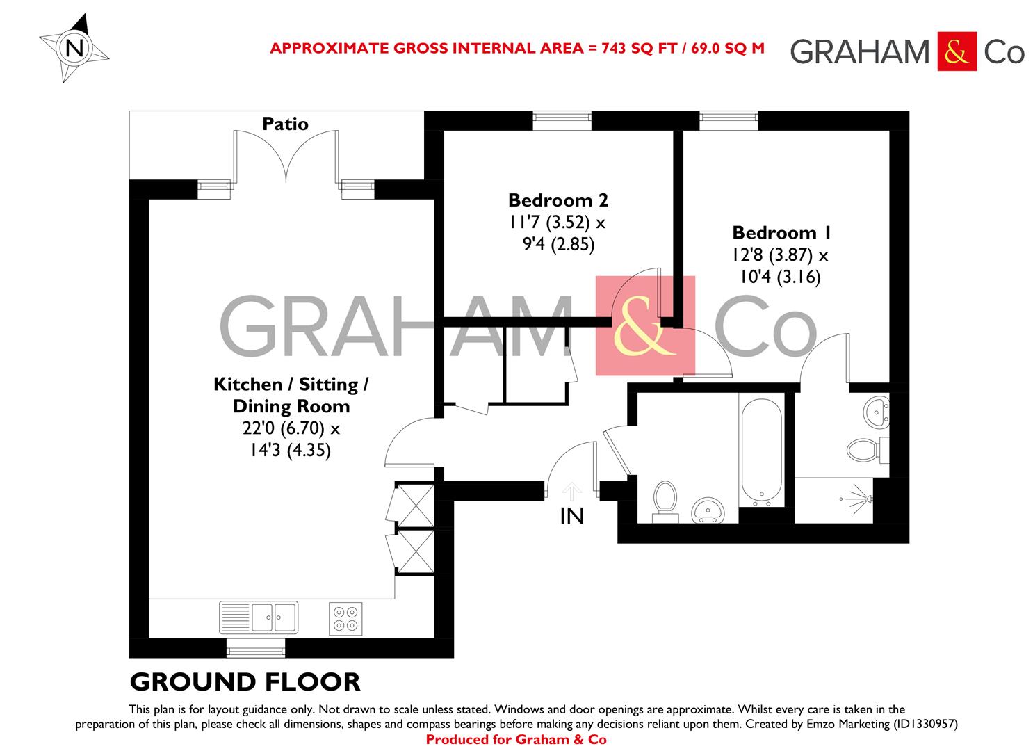 Cashmere Drive, Andover floorplan