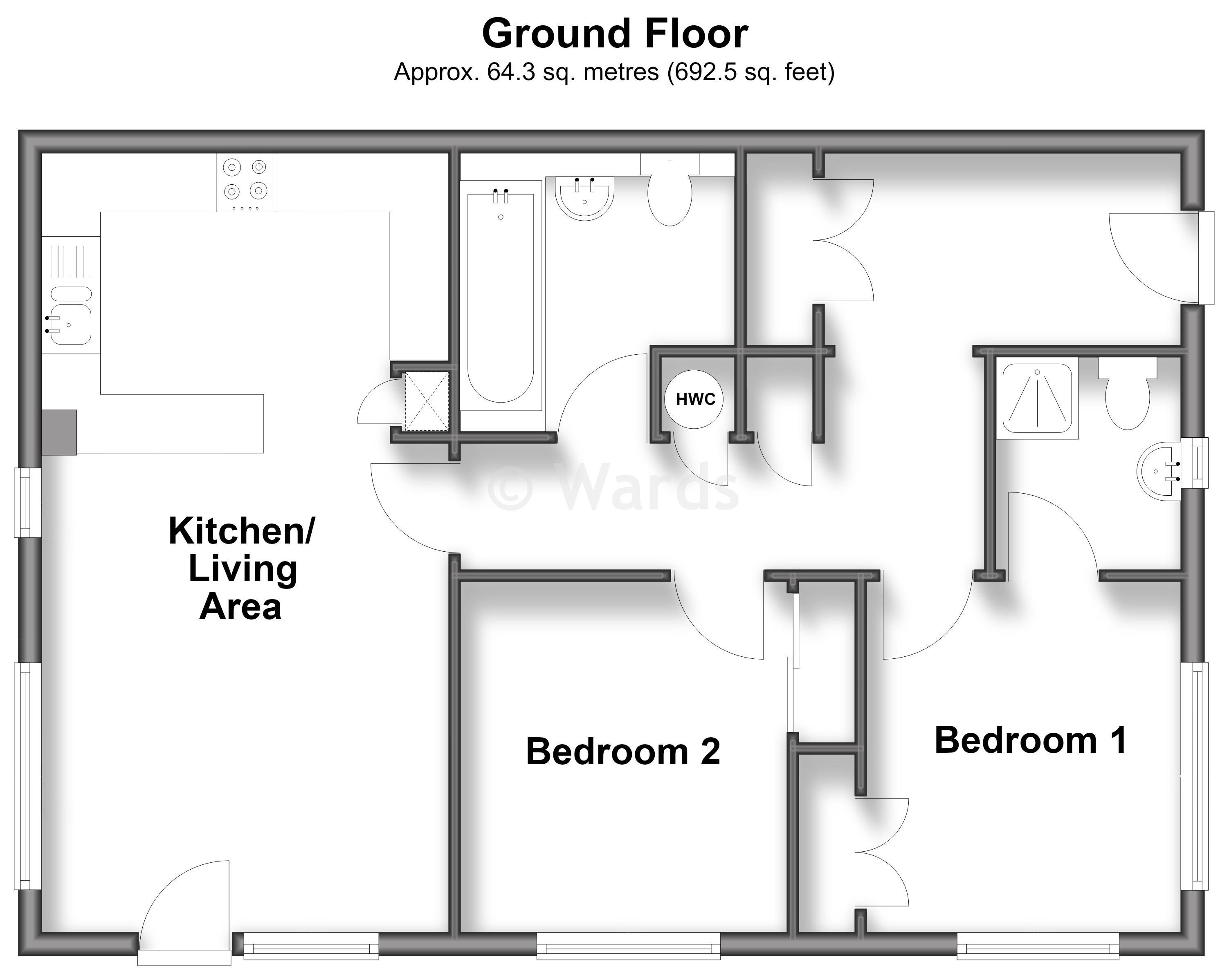 Rhys Court, Frognal Lane, Sittingbourne floorplan