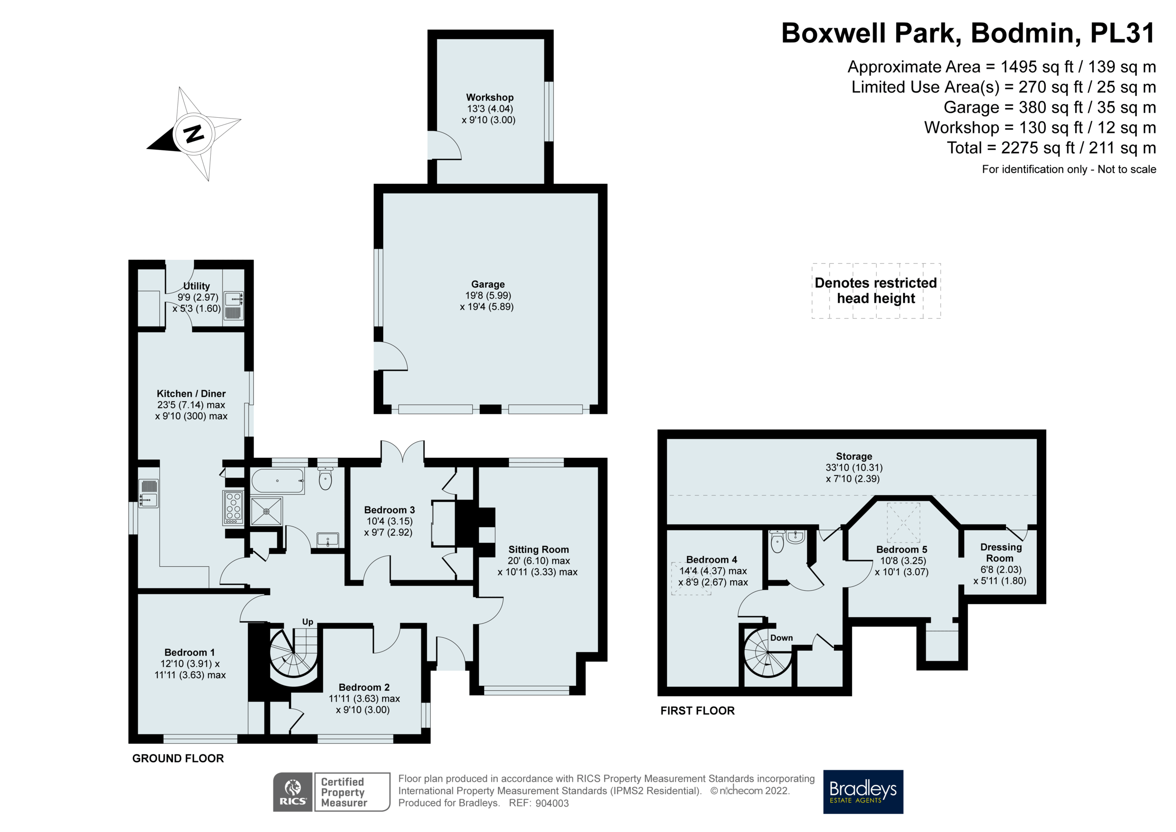 Boxwell Park, Bodmin, Cornwall PL31, 5 bedroom detached house for sale