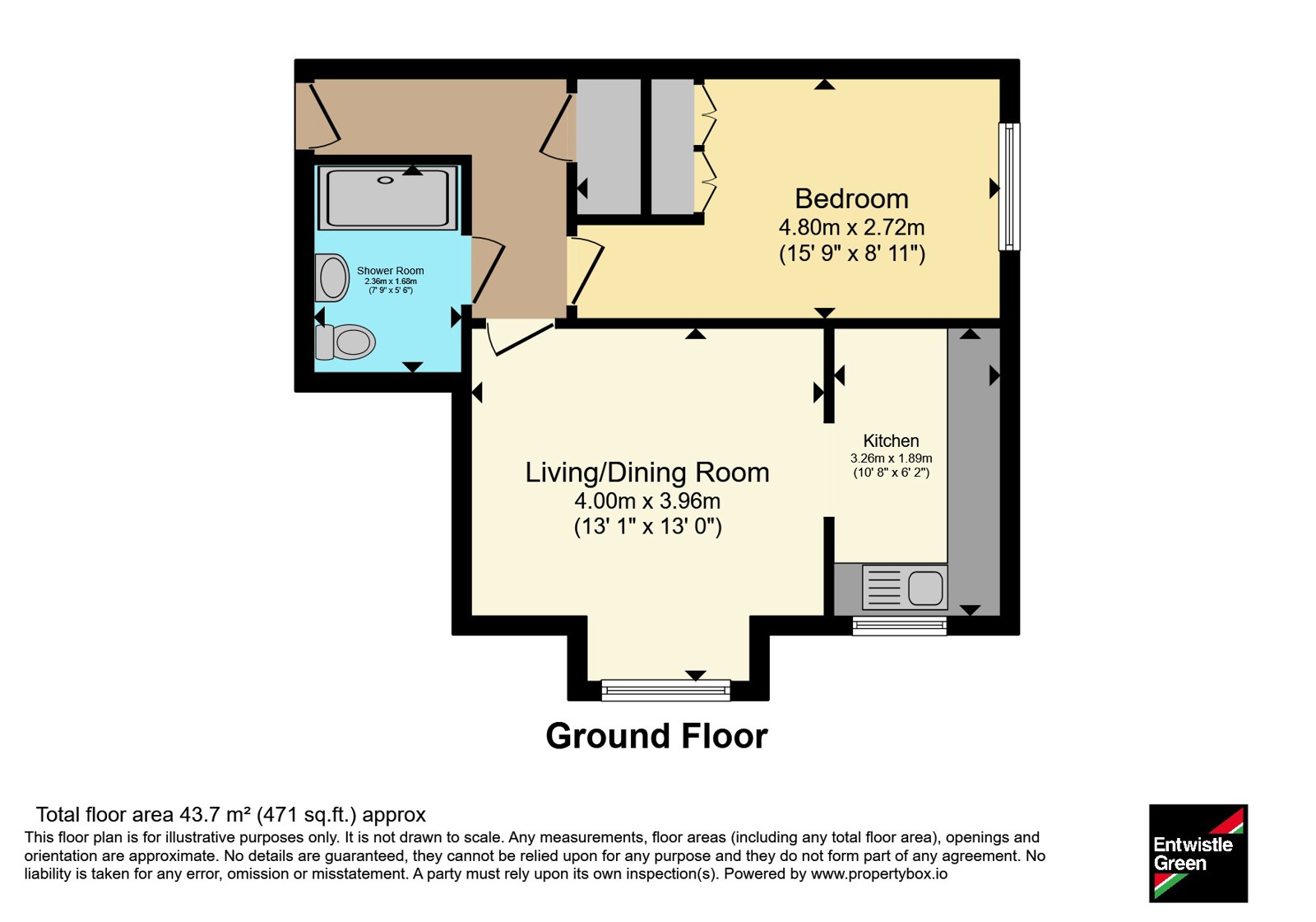 Flat 7 Kensington Court,, Church Road, Merseyside floorplan