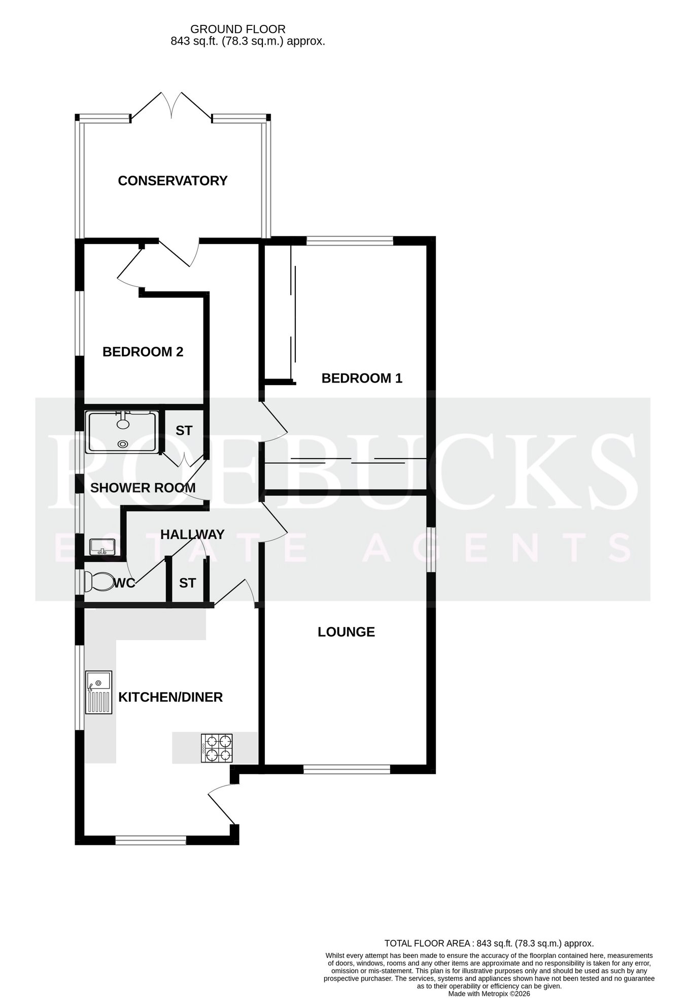 2, Fulmer Close, Barnsley floorplan