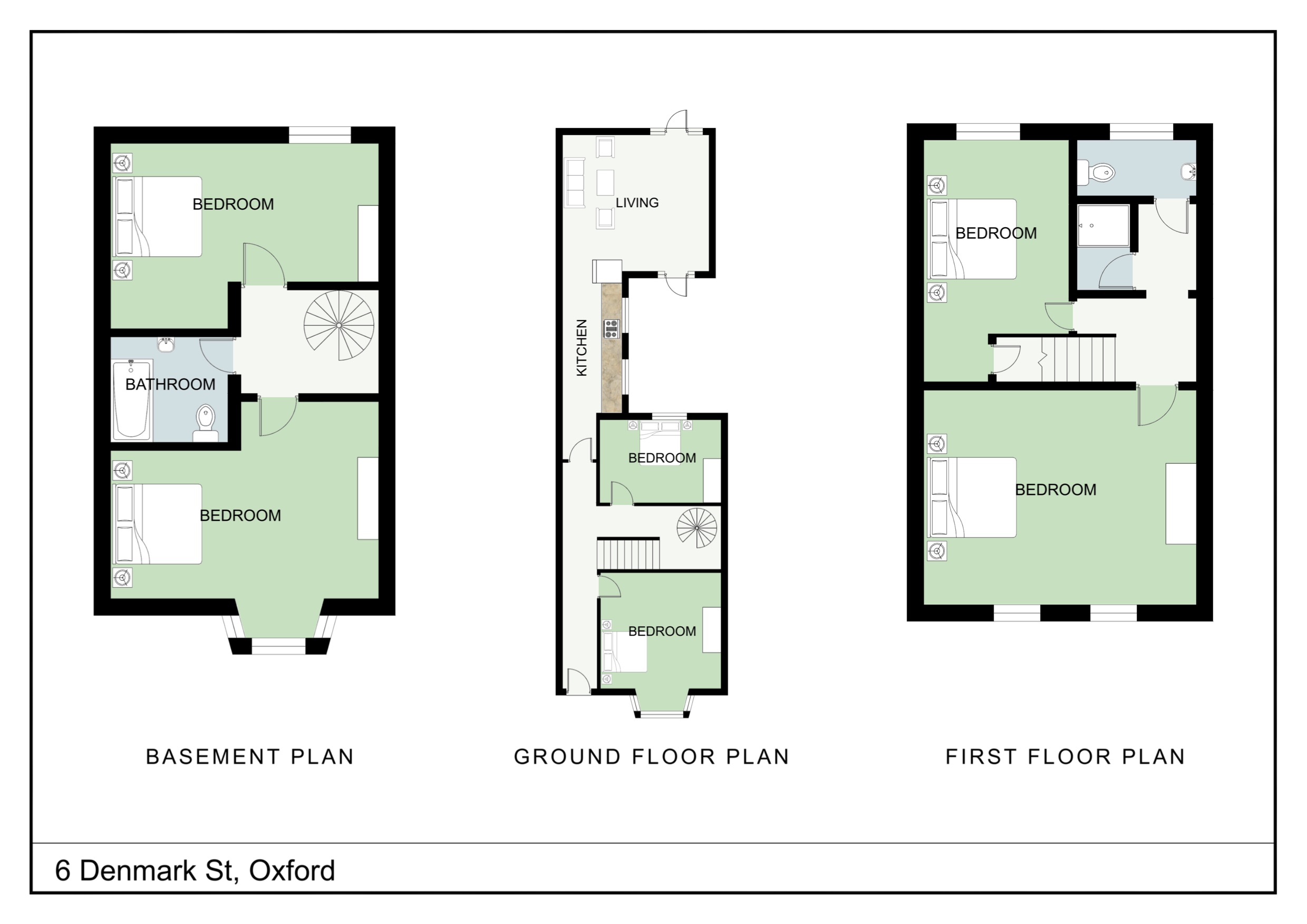 6, Denmark Street, Oxford floorplan