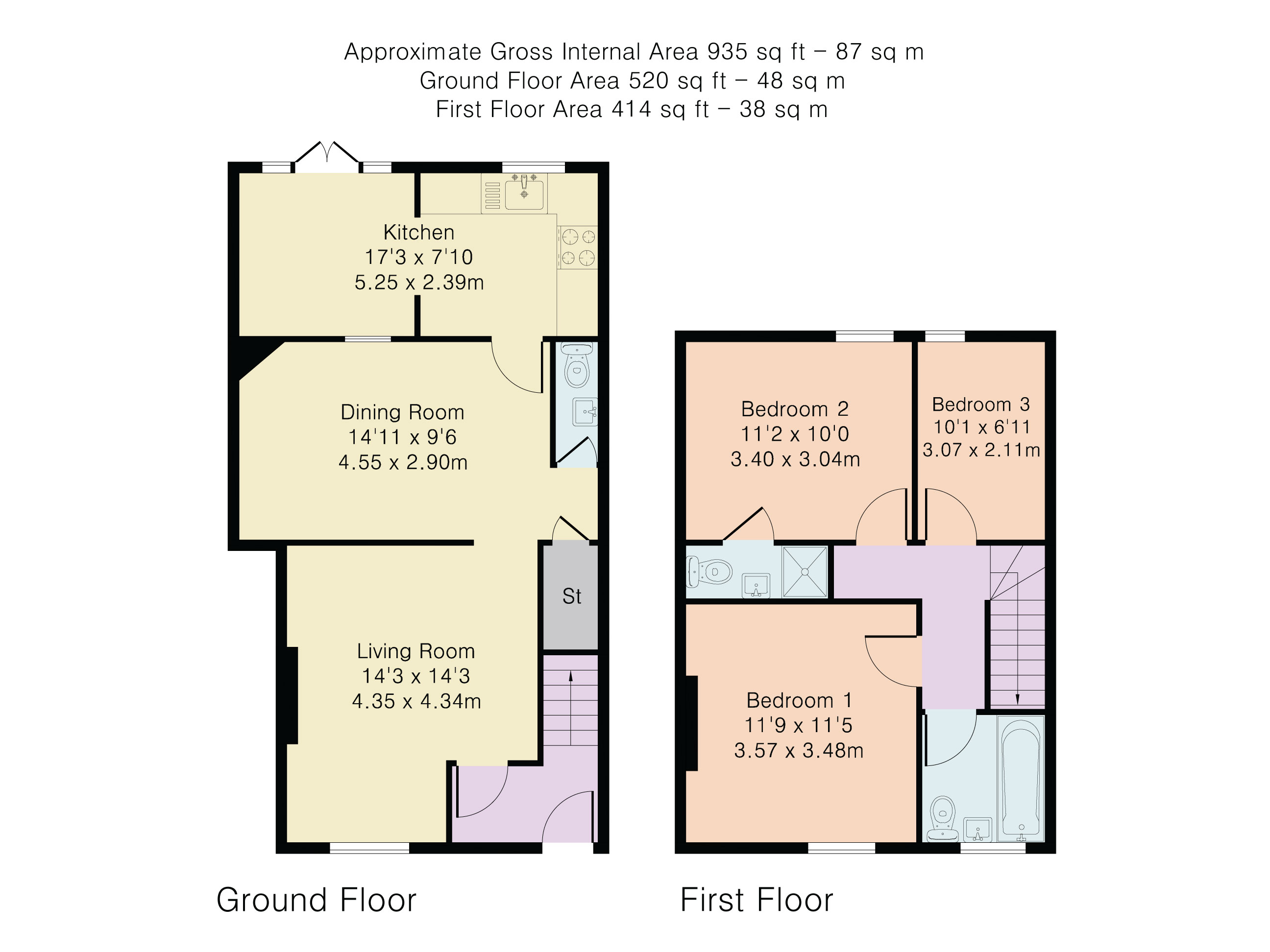 341, Cockfosters Road, Hertfordshire floorplan