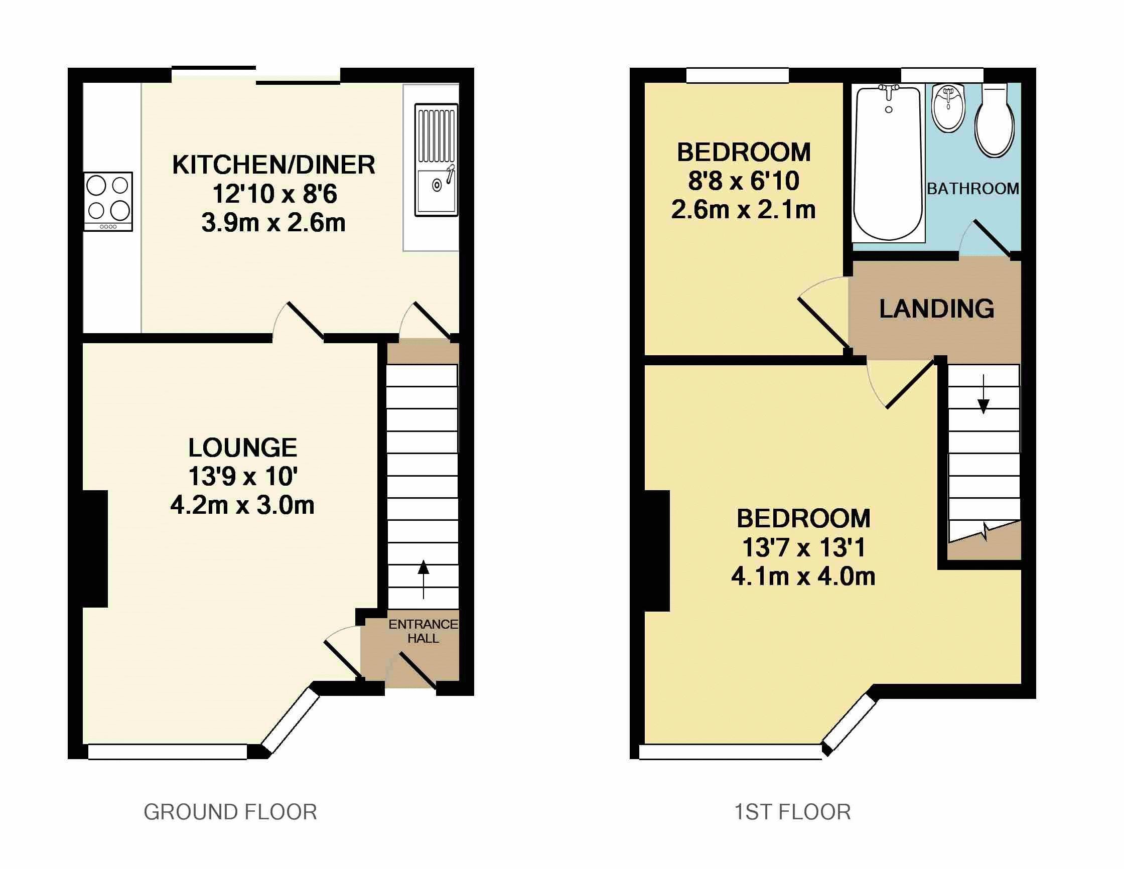 2 Bedrooms Terraced house for sale in Harborough Avenue, Sidcup DA15