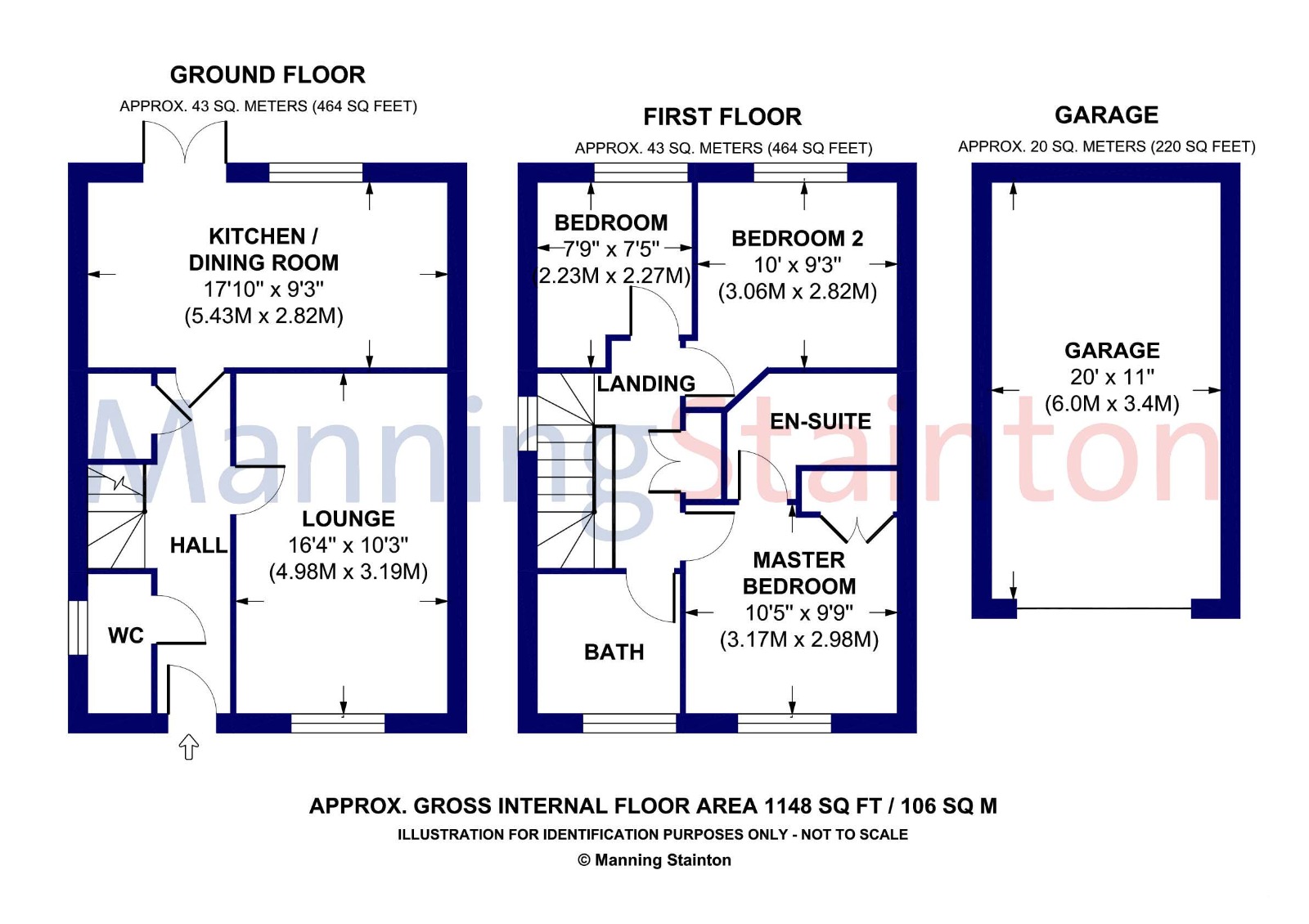 16, Swift Way, West Yorkshire floorplan