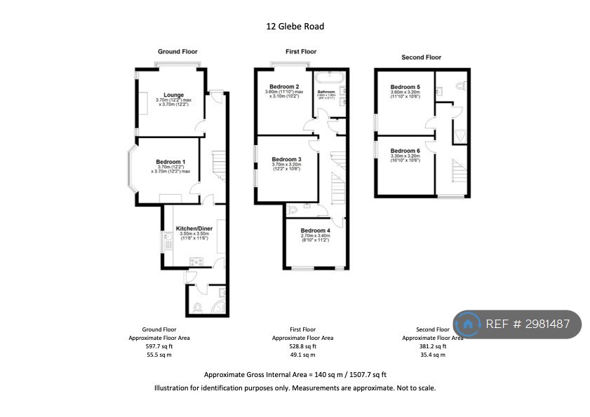 Glebe Road, West Bridgford, West Bridgford, Nottingham floorplan