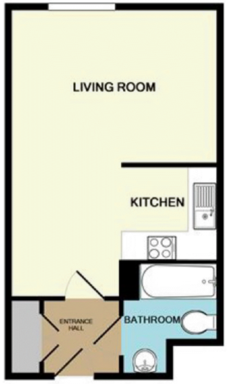 Apartment 101, Lincoln Gate, Manchester floorplan