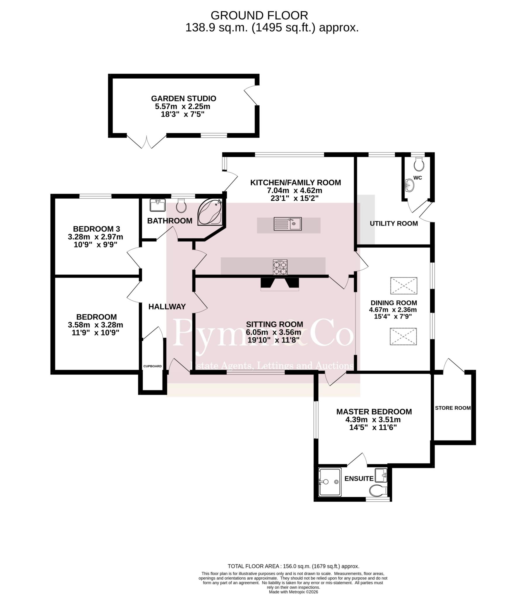 2, School Lane, Cromer floorplan