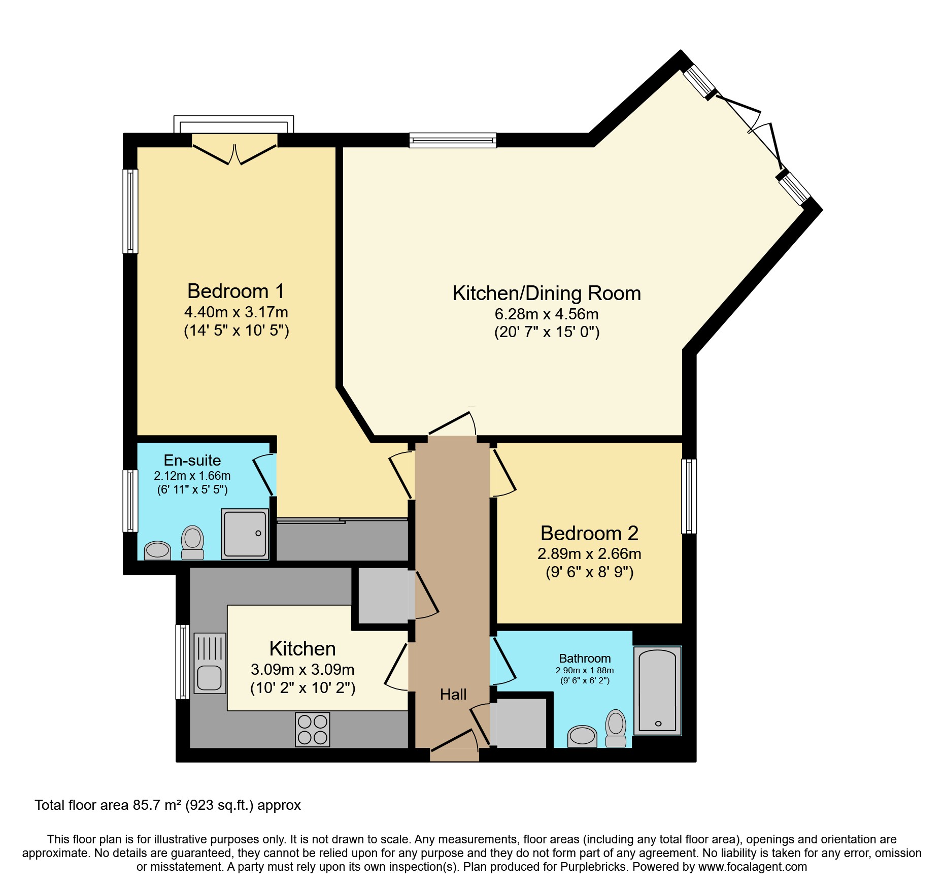 12, Braithwaite Row, Telford floorplan