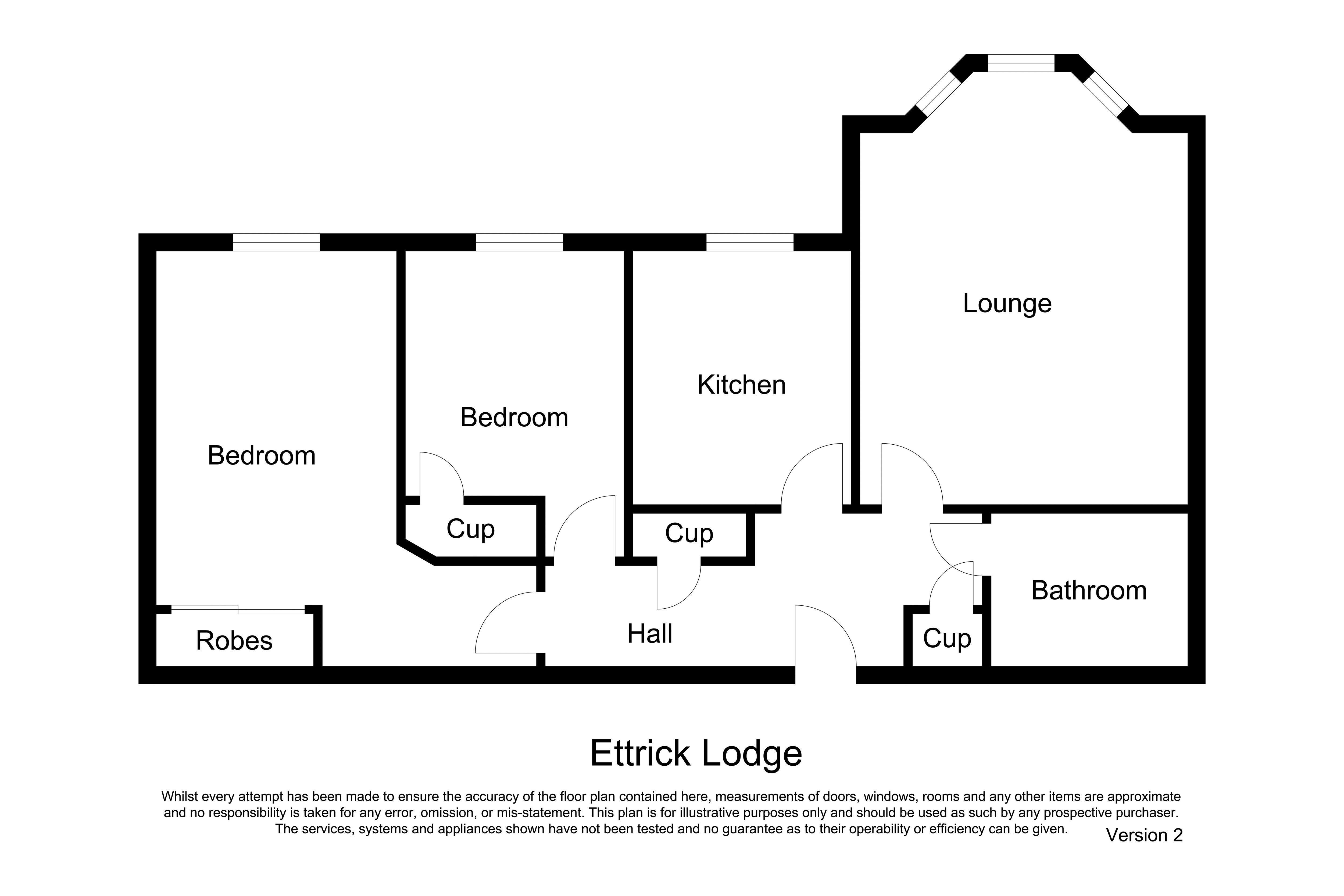 17, Ettrick Lodge, The Grove, Newcastle Upon Tyne floorplan