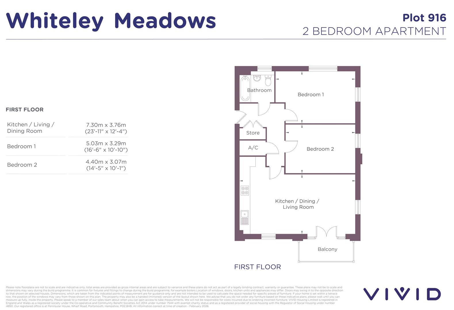 3 Pudbrook House, Beaulieu Road, Southampton floorplan