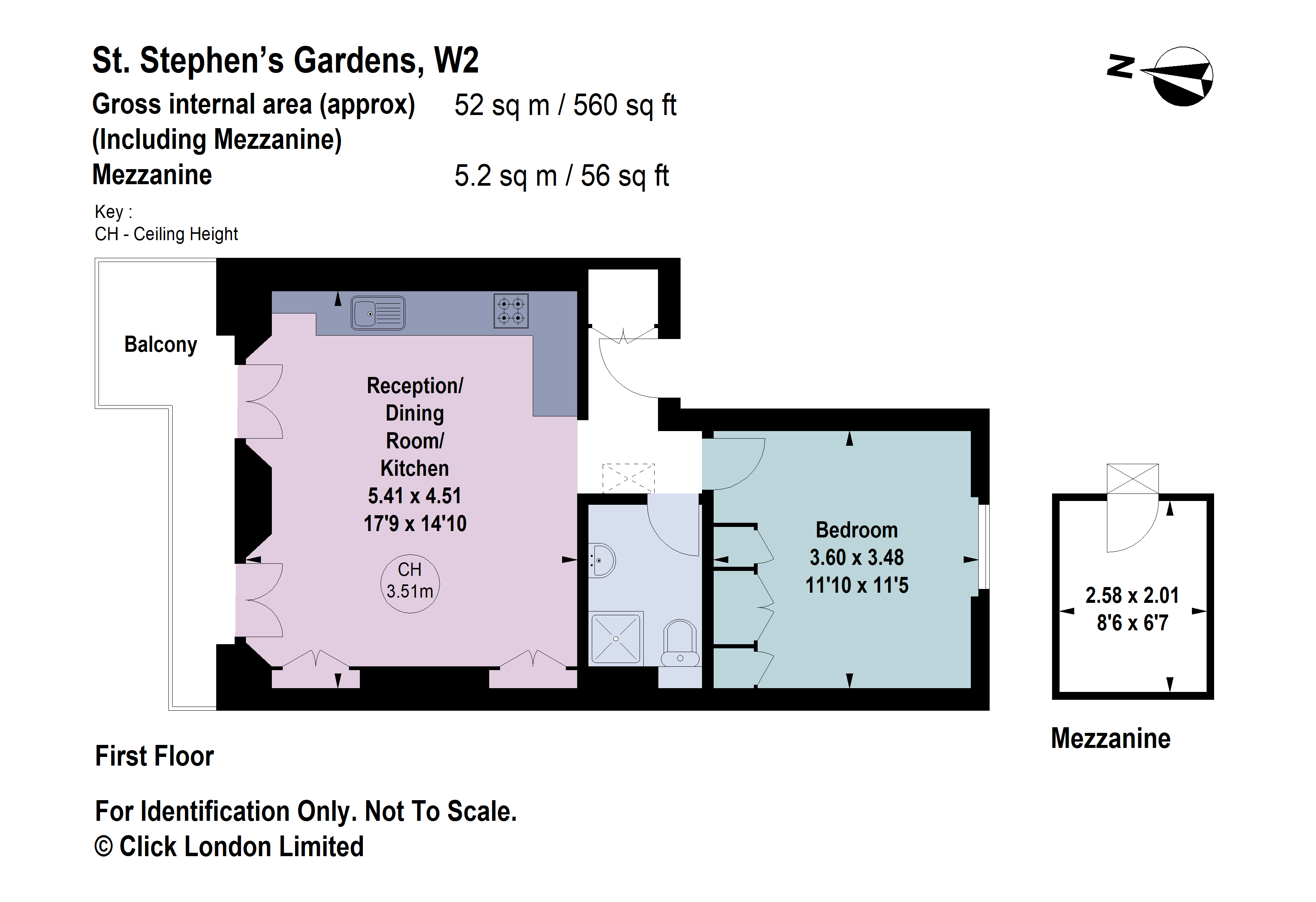 21b, St. Stephens Gardens, London floorplan