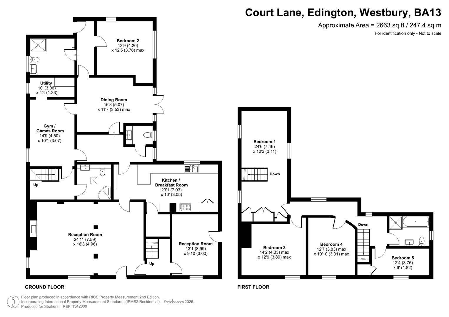 Court House, 7, Court Lane, Westbury floorplan