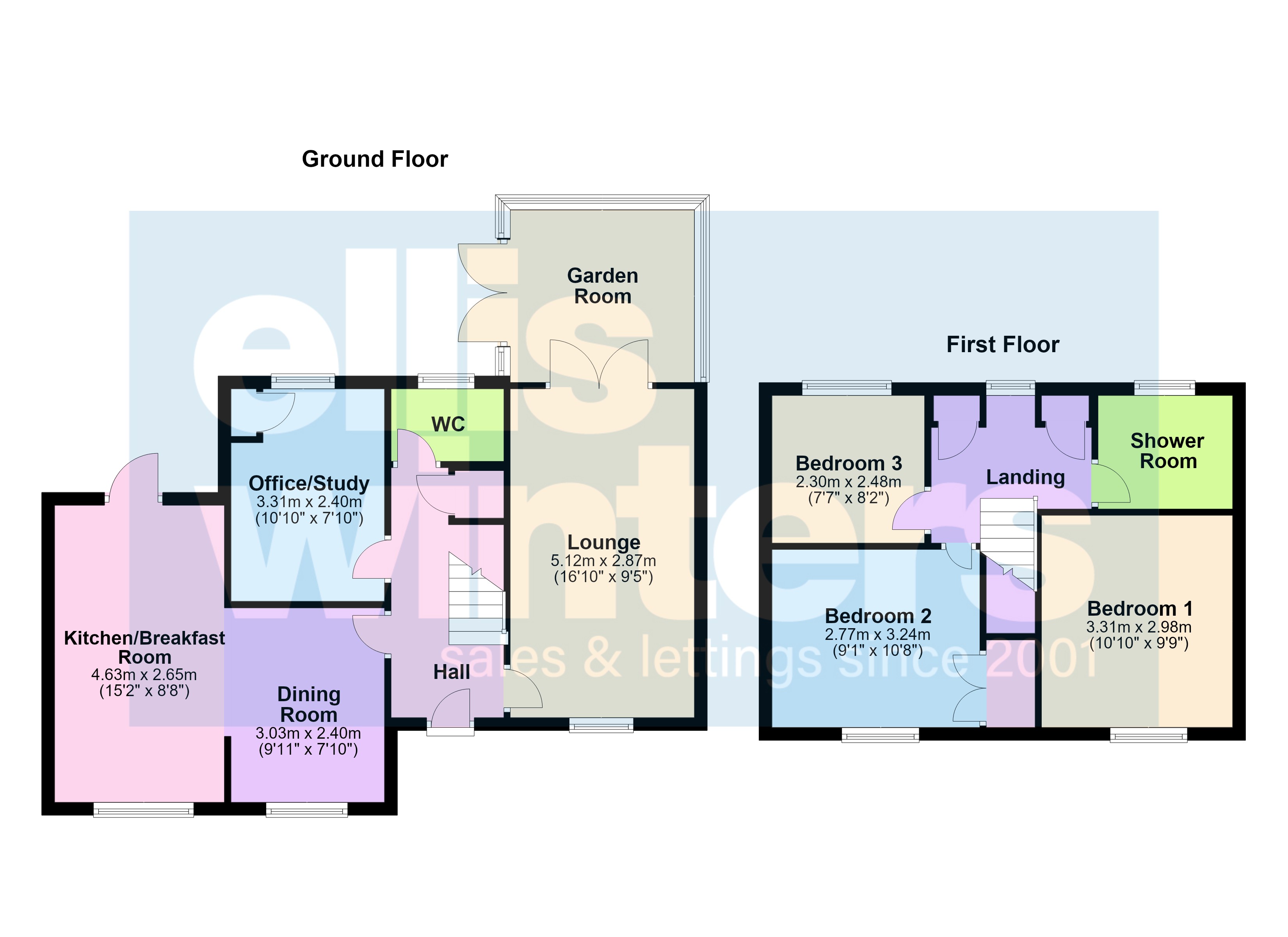 16, Plover Drive, March floorplan